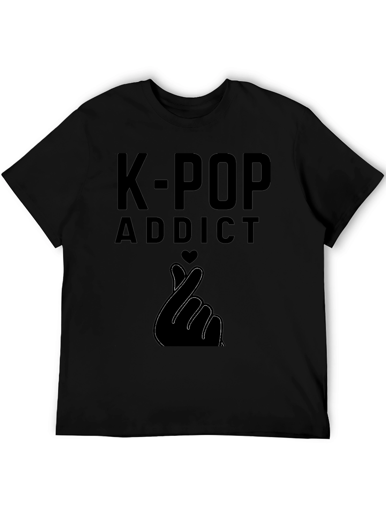 K-Pop Addict Heart Hand T-Shirt
