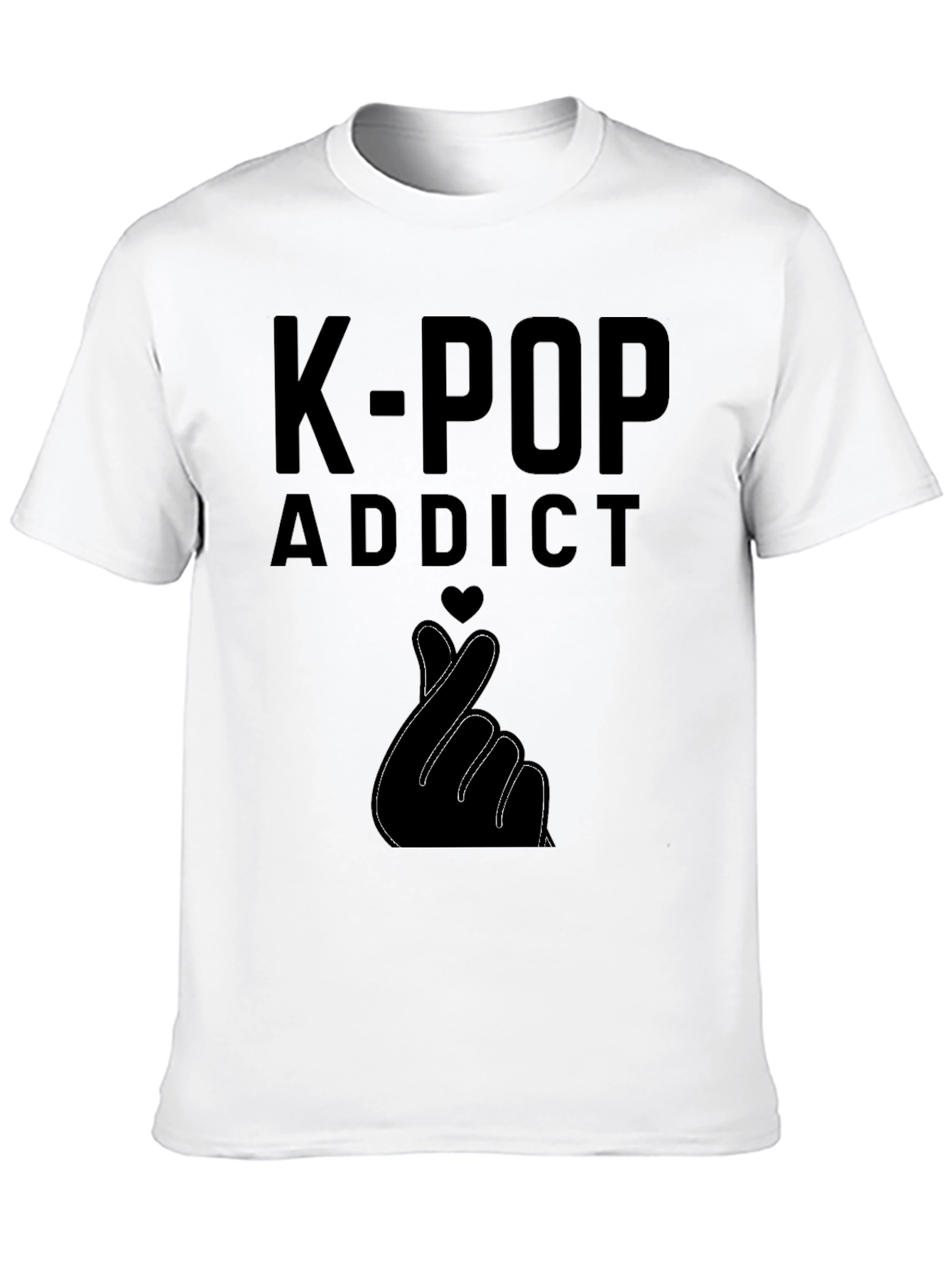 K-Pop Addict Heart Hand T-Shirt