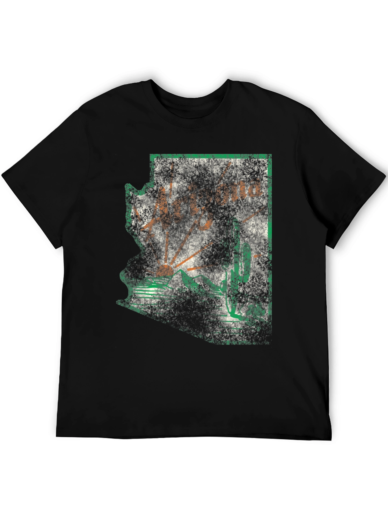 Arizona Graphic Tee - Distressed State Outline