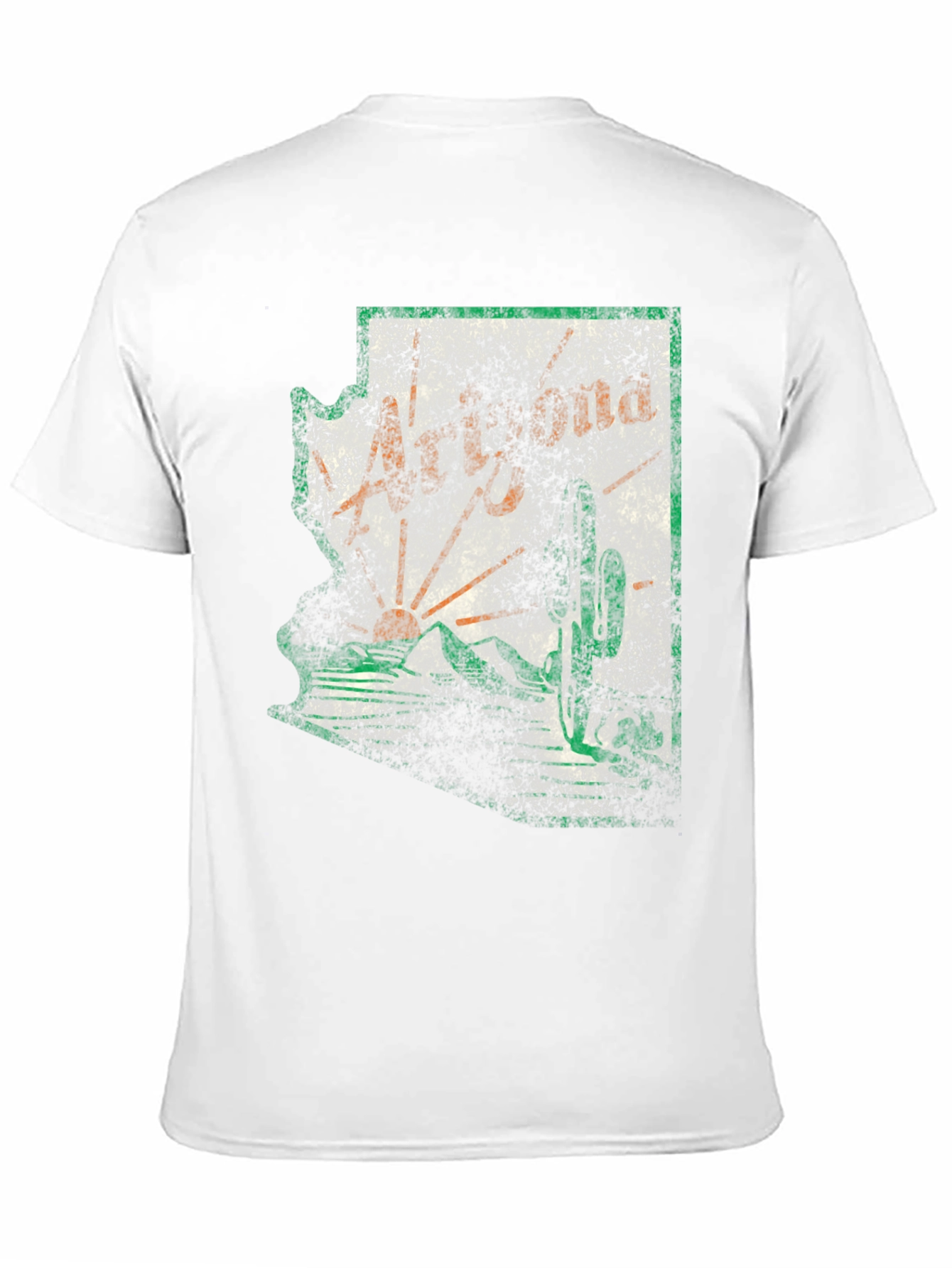 Arizona Graphic Tee - Distressed State Outline