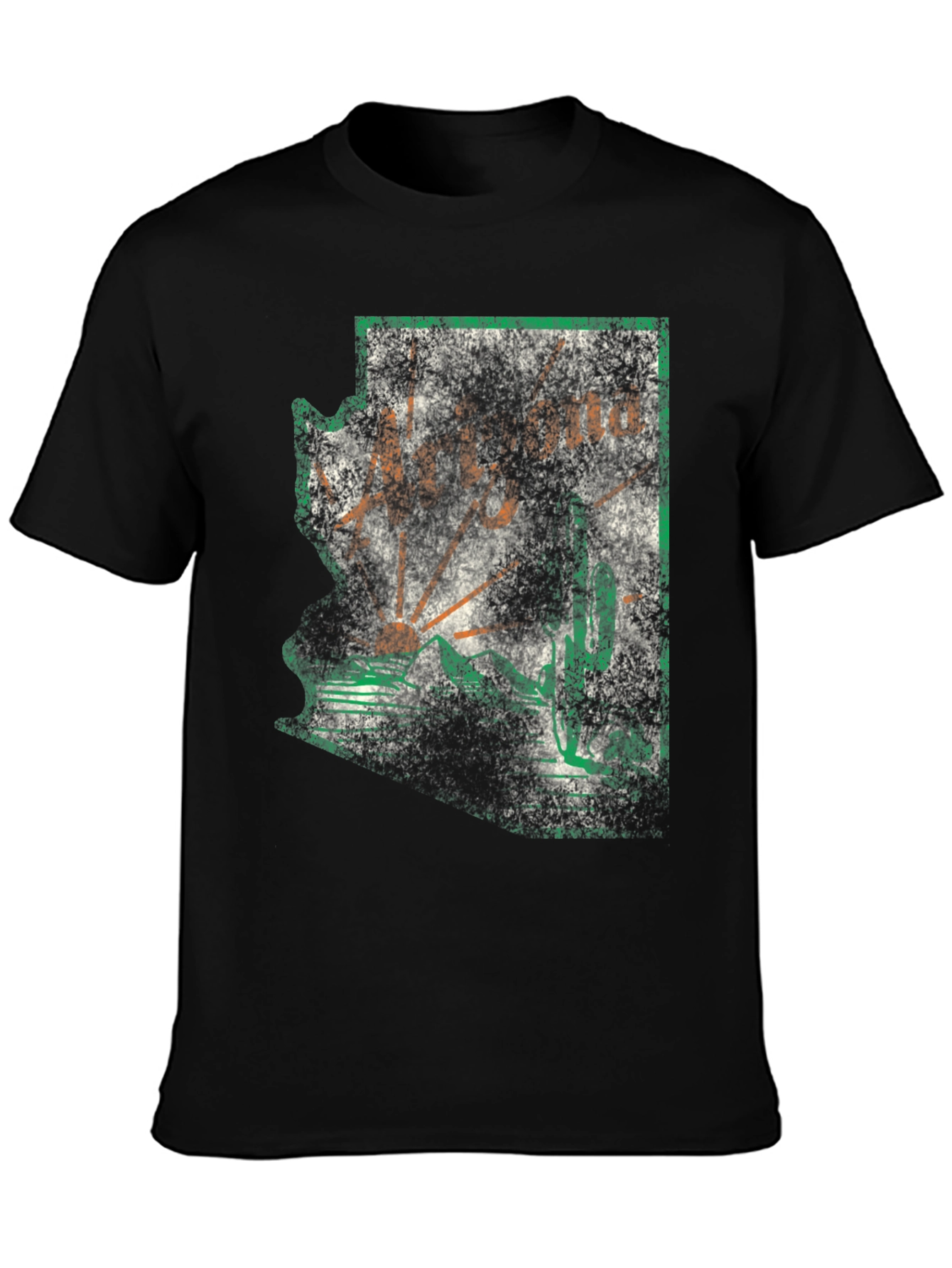 Arizona Graphic Tee - Distressed State Outline