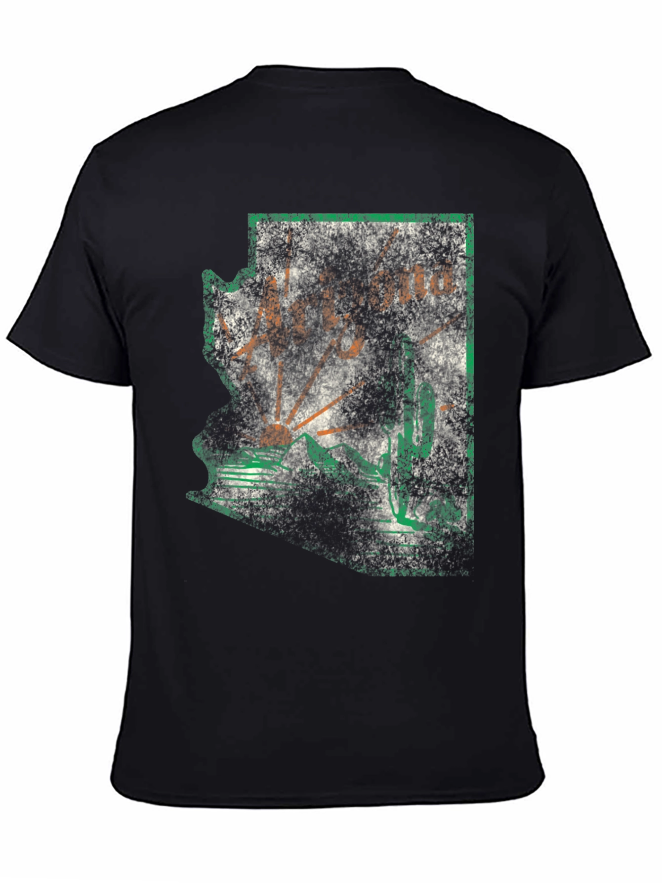 Arizona Graphic Tee - Distressed State Outline