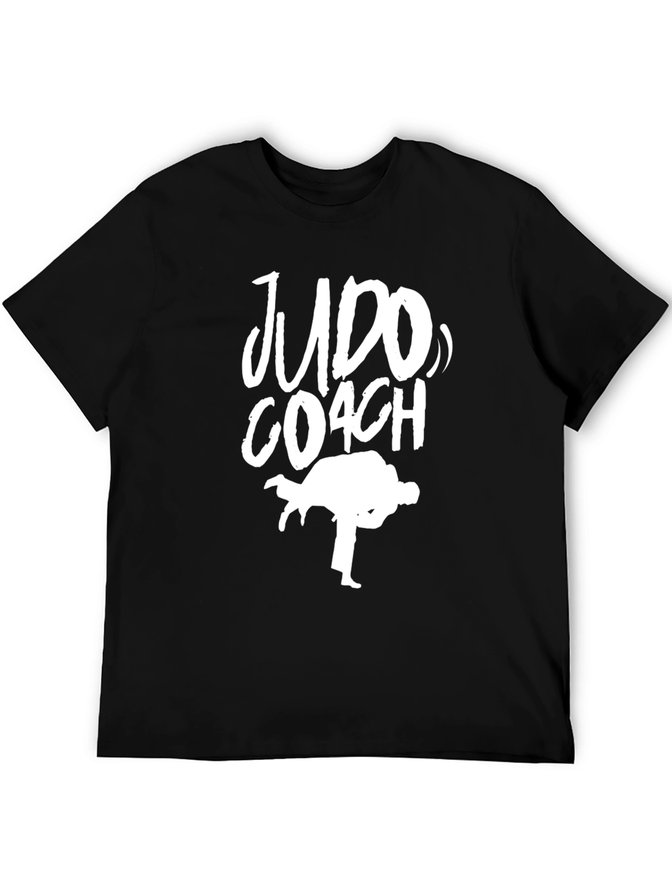 Judo Coach Graphic T-Shirt - Martial Arts Training Tee