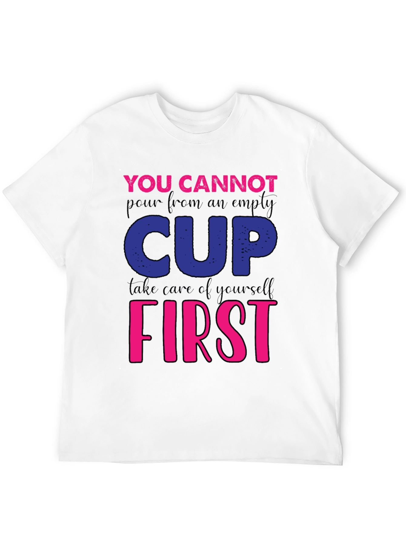 Motivational Empty Cup Graphic Tee