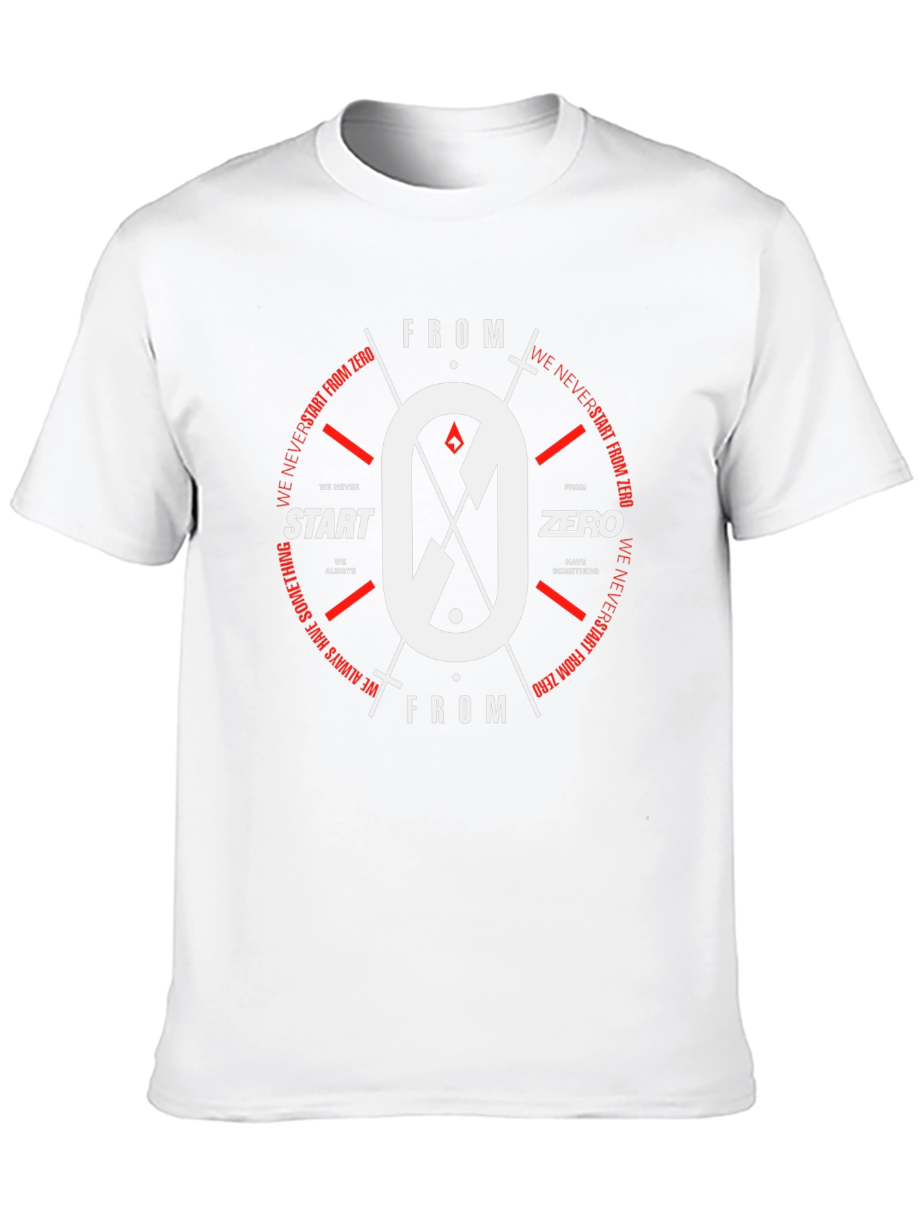 Zero Graphic Print Black T-Shirt