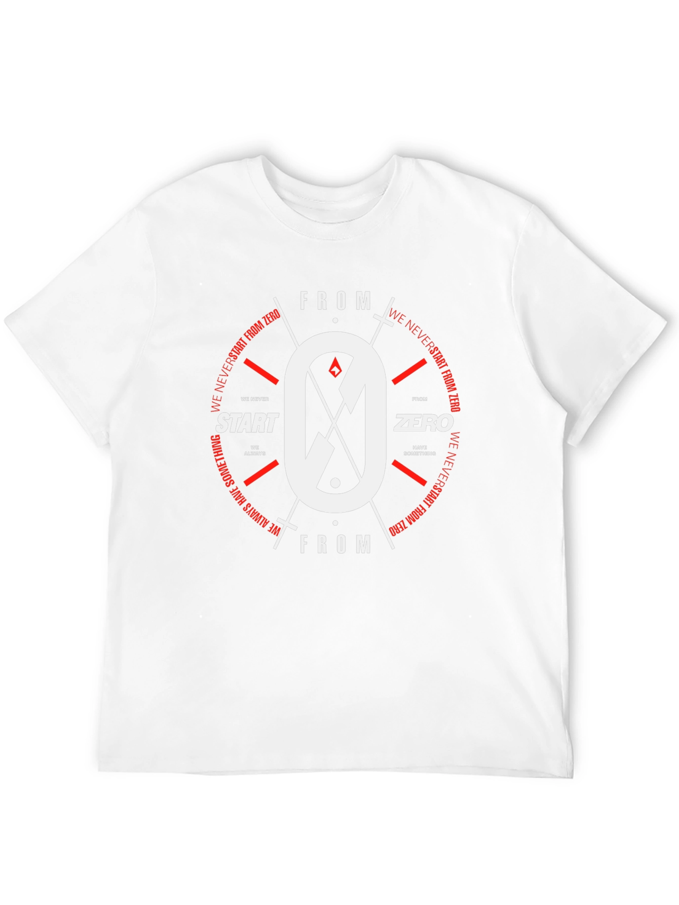 Zero Graphic Print Black T-Shirt