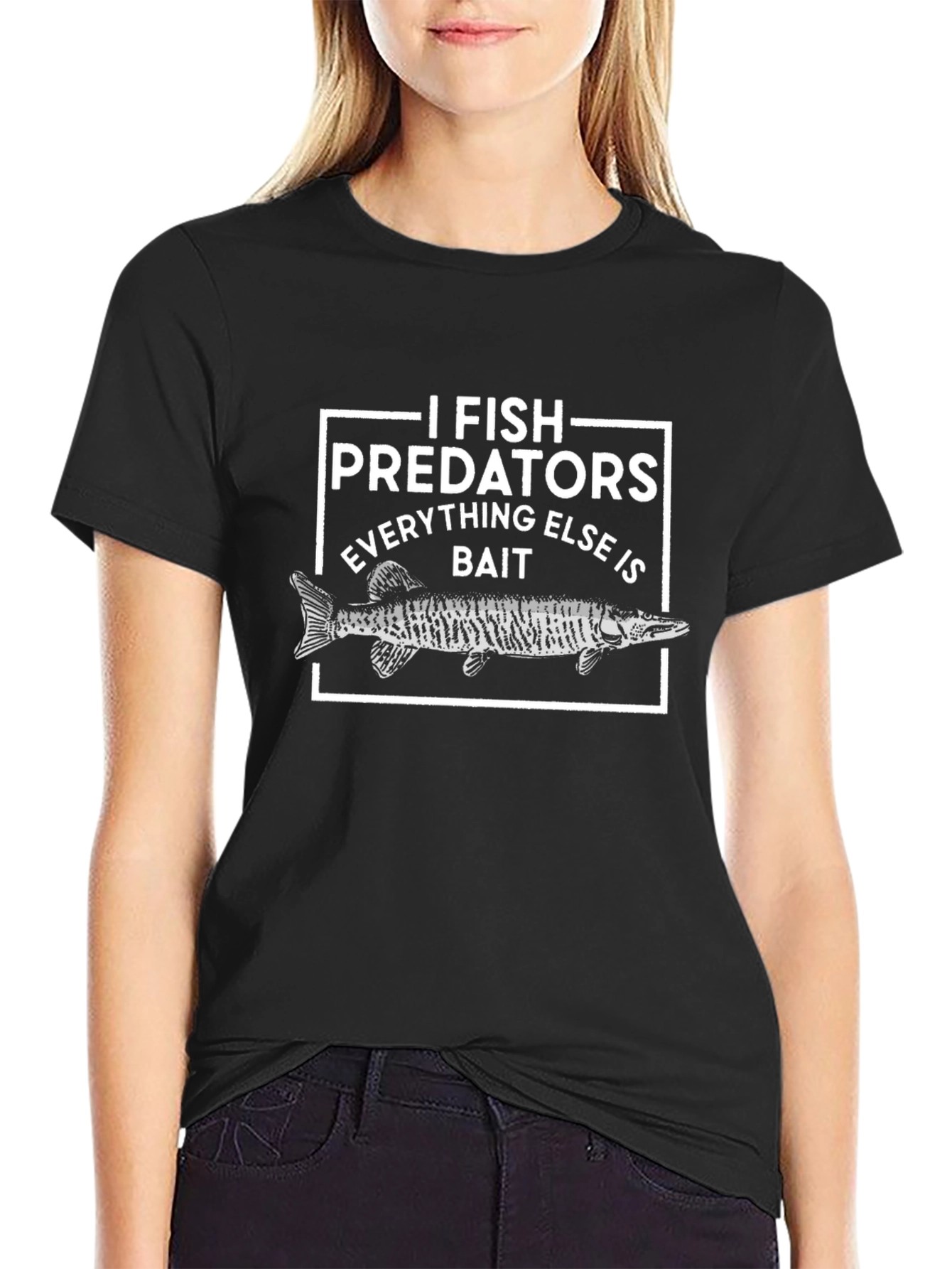 I Fish Predators T-Shirt: Fishing Graphic Tee