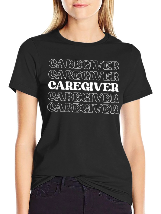 Caregiver Graphic Tee - Support Healthcare Heroes