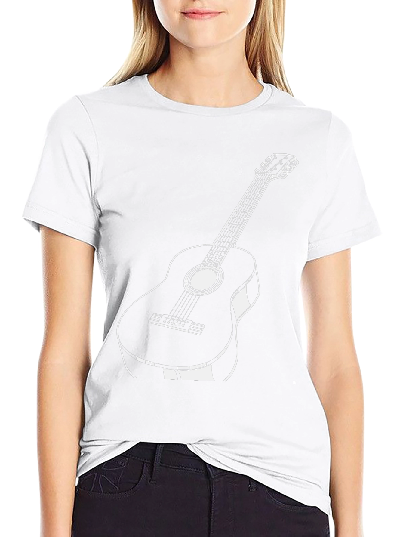 Guitar Graphic Tee - Classic Style