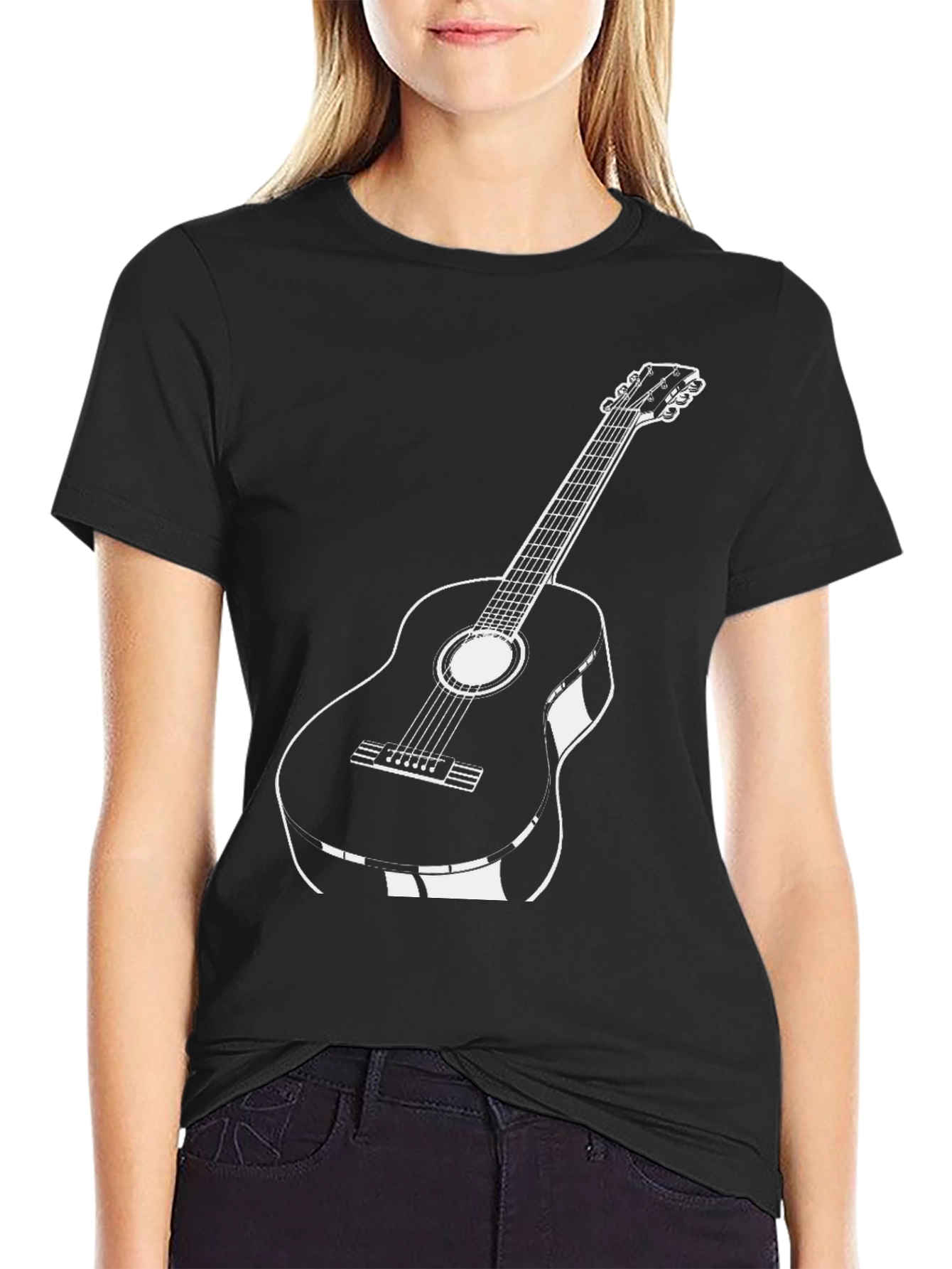 Guitar Graphic Tee - Classic Style