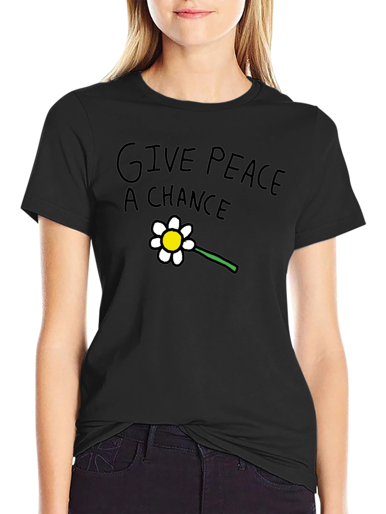 Give Peace A Chance Graphic T-Shirt