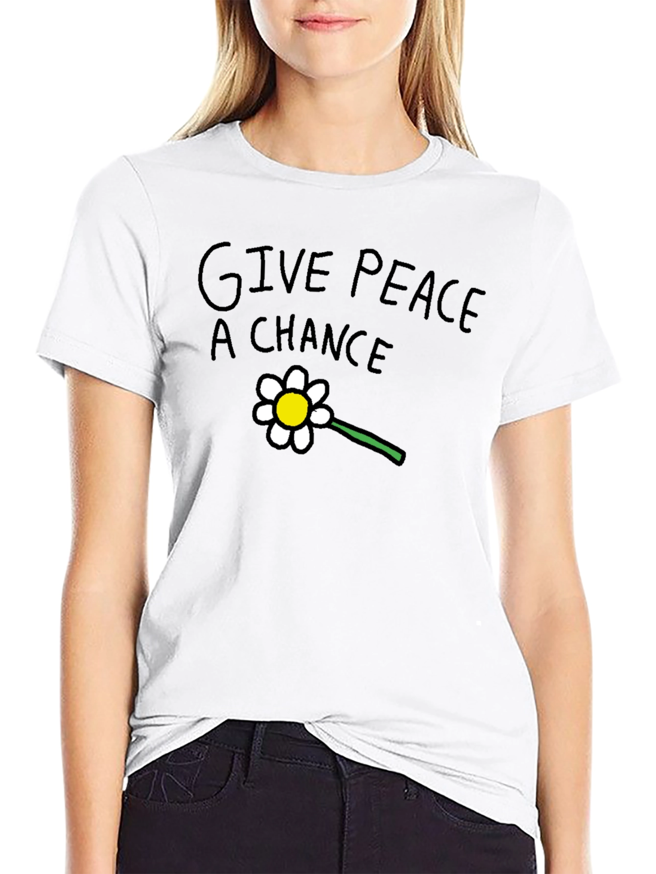Give Peace A Chance Graphic T-Shirt