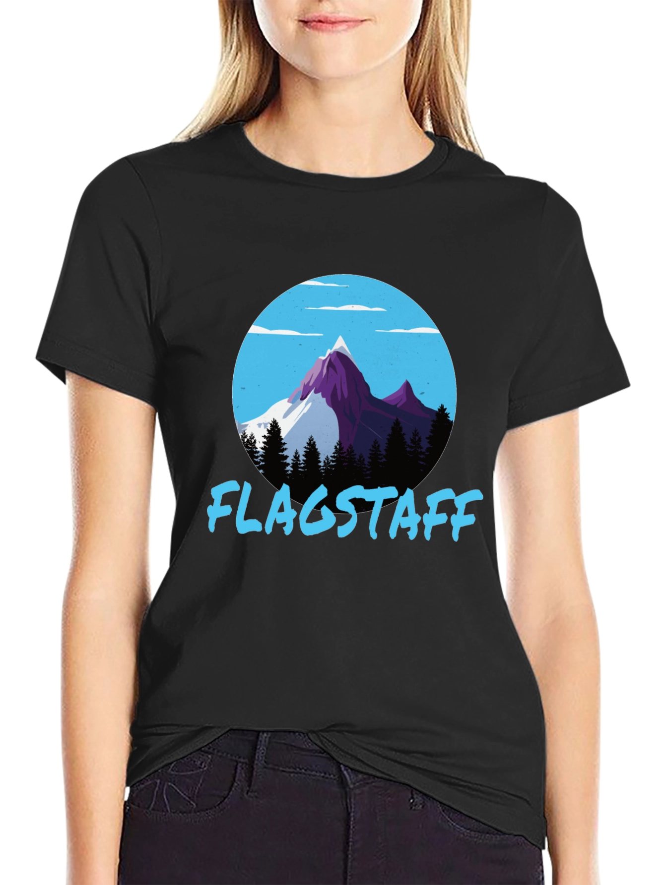 Flagstaff Mountain Graphic Tee - Black