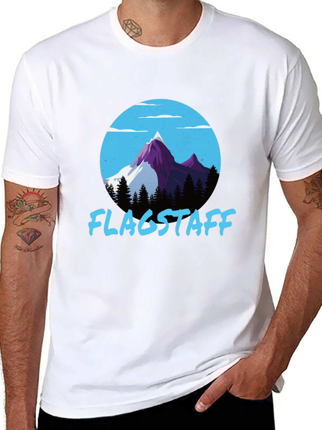 Flagstaff Mountain Graphic Tee - Black