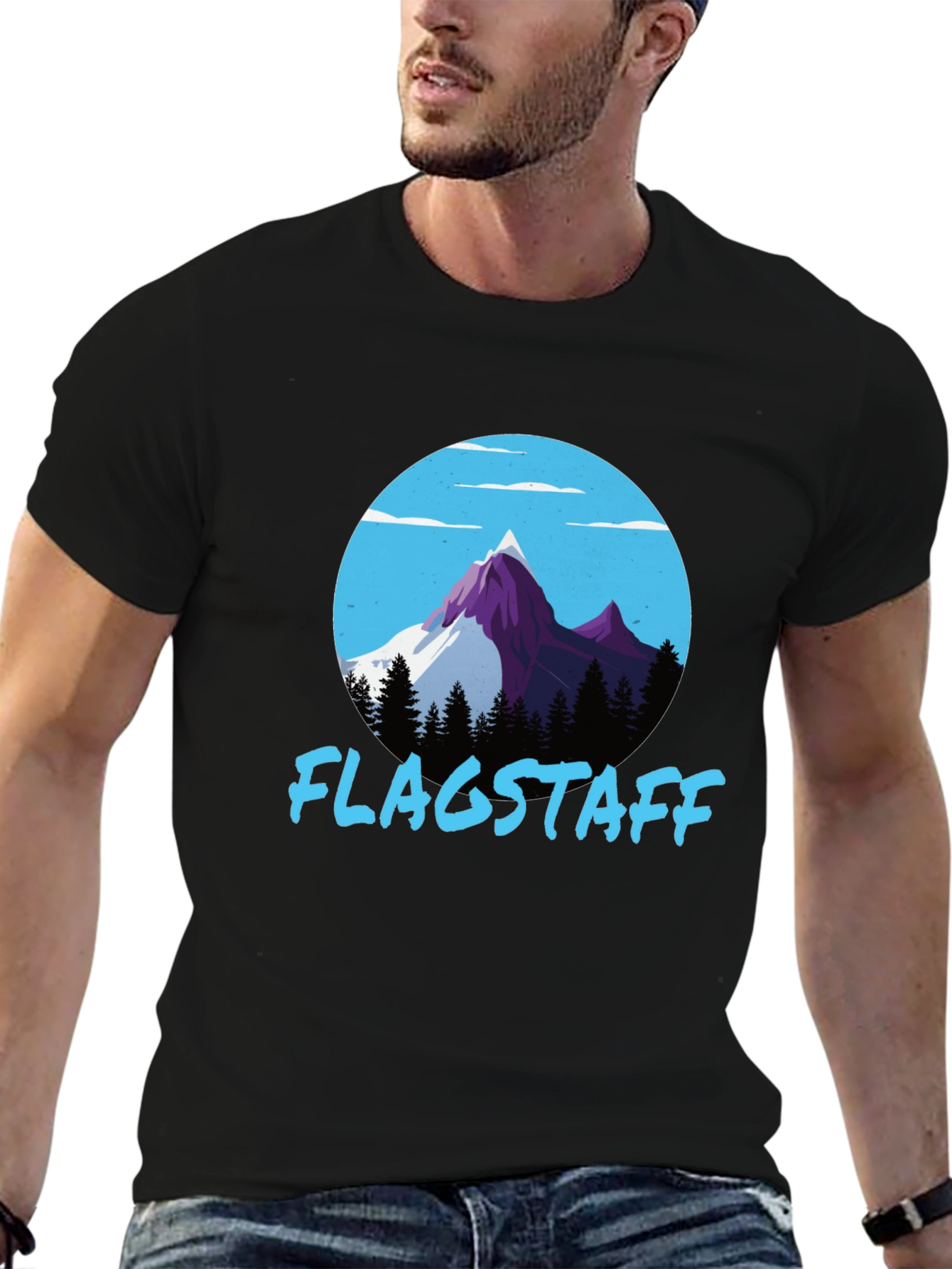 Flagstaff Mountain Graphic Tee - Black