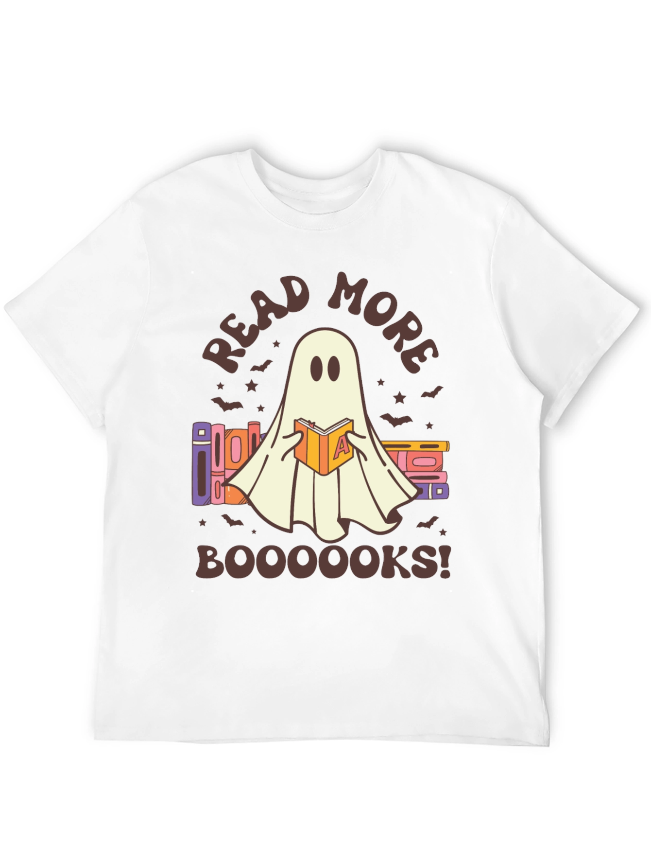 Read More Booooooks! Ghost Graphic T-Shirt