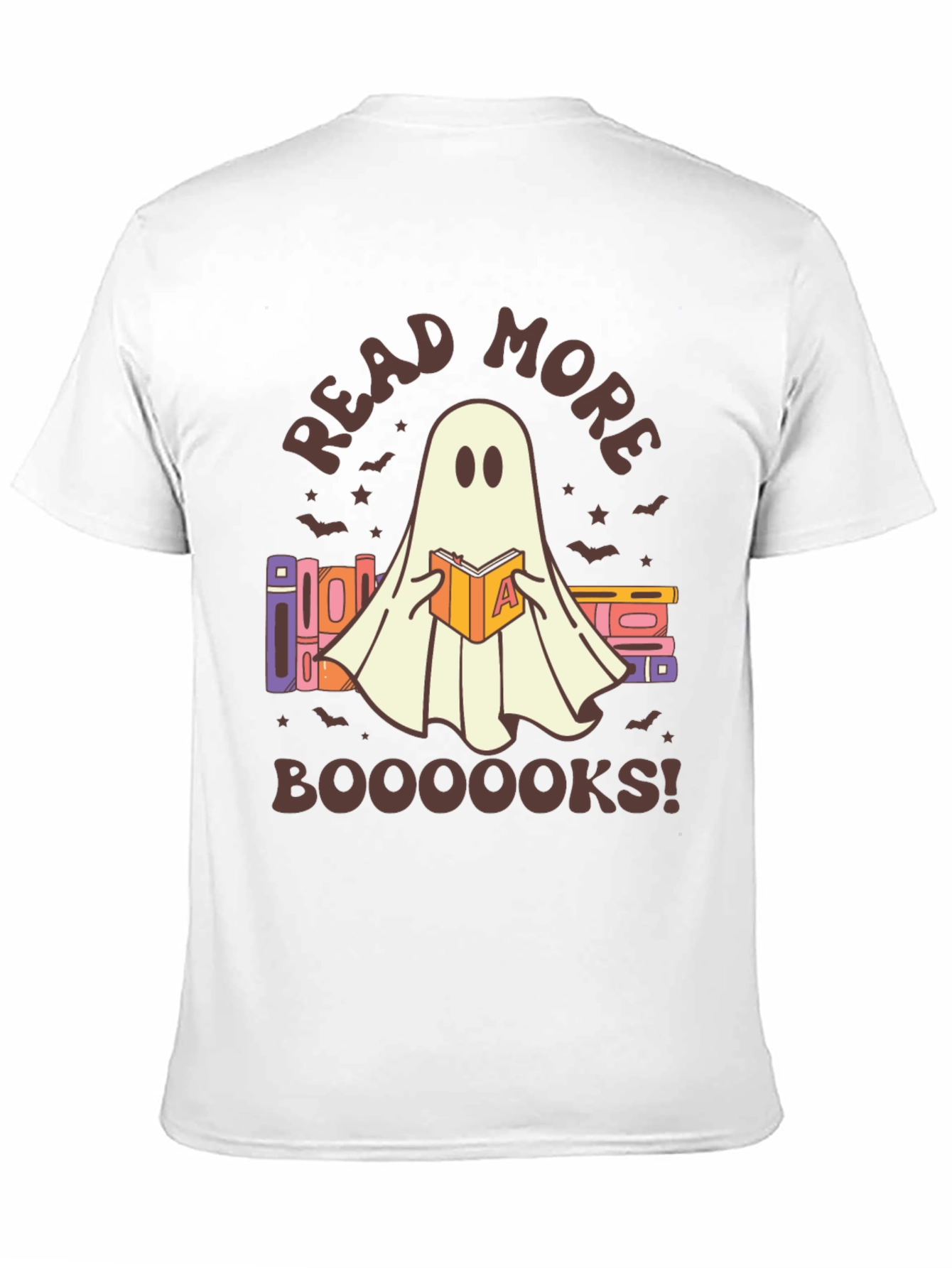 Read More Booooooks! Ghost Graphic T-Shirt