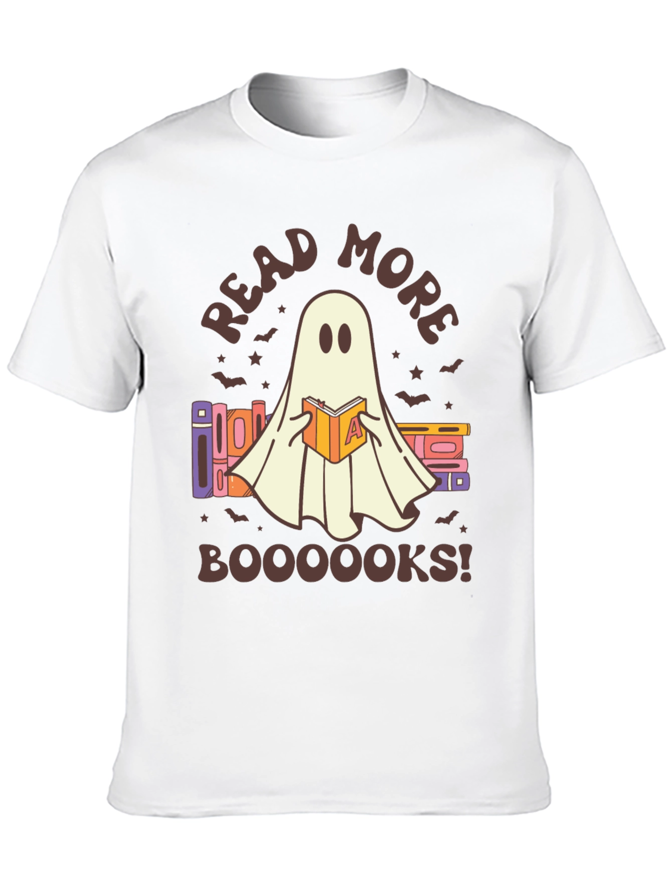 Read More Booooooks! Ghost Graphic T-Shirt