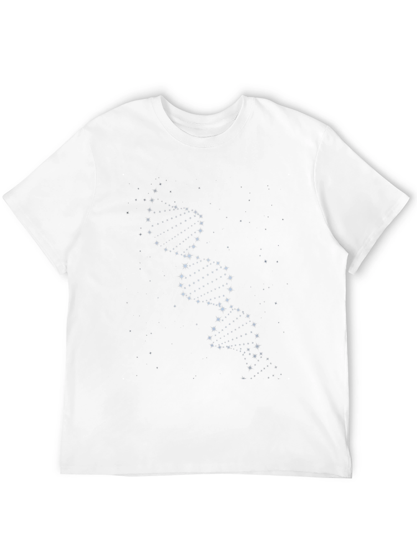 Starry Night DNA Graphic Tee - Black Crew Neck