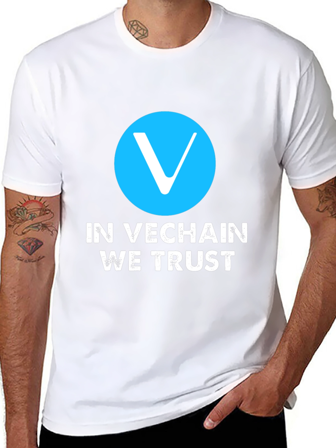 VeChain T-Shirt - In VeChain We Trust Crypto Tee