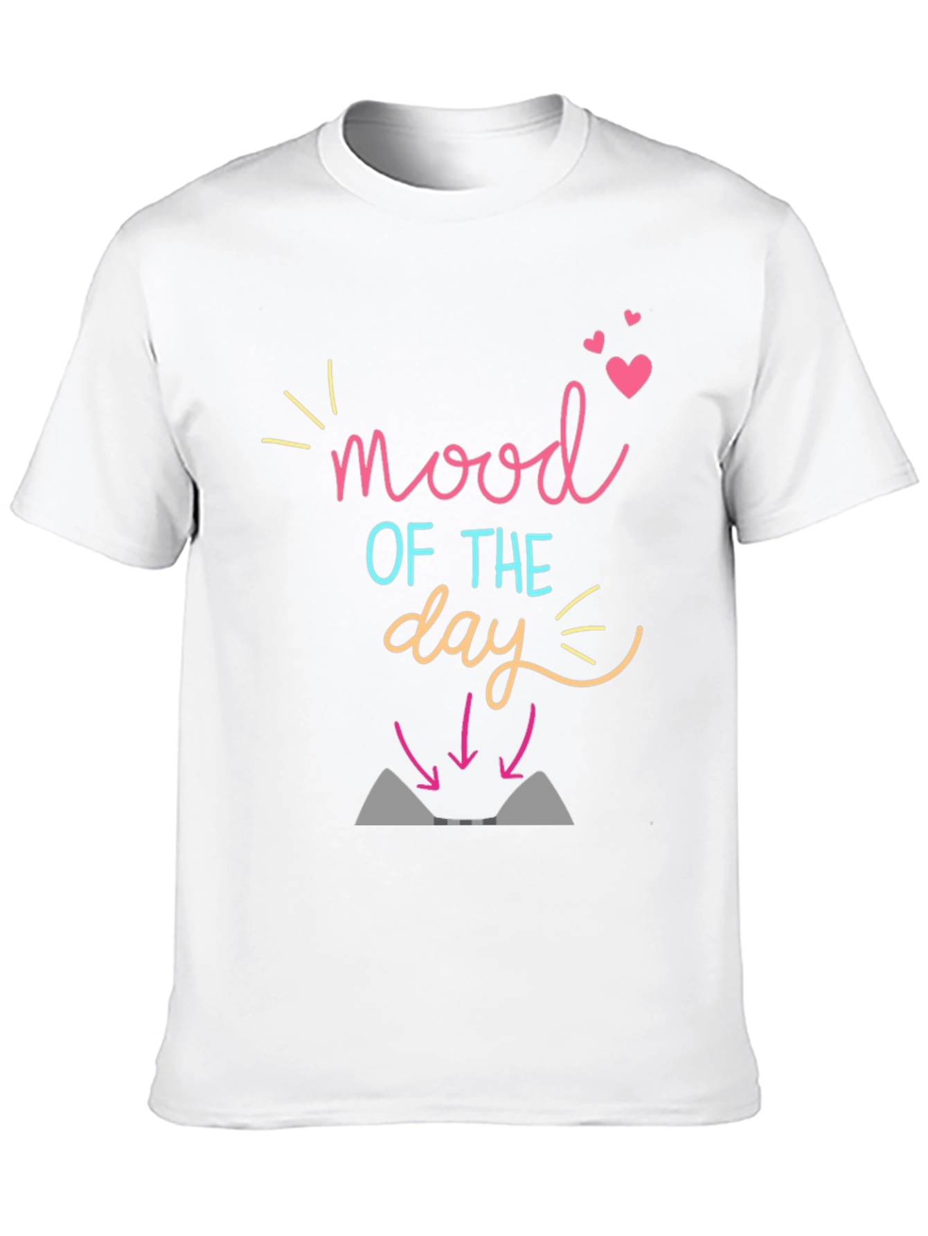 Mood of the Day Black Graphic Tee