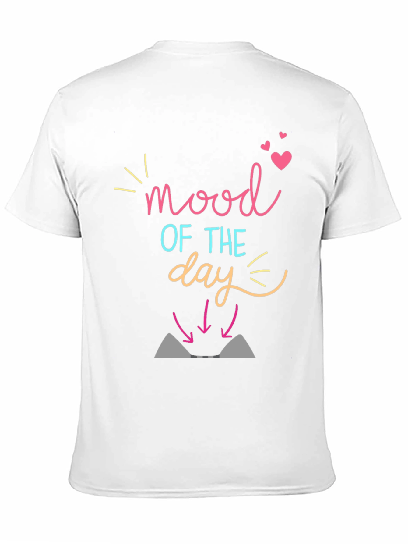 Mood of the Day Black Graphic Tee