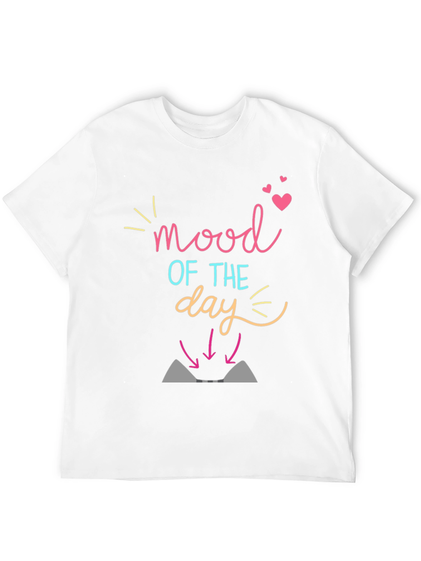 Mood of the Day Black Graphic Tee