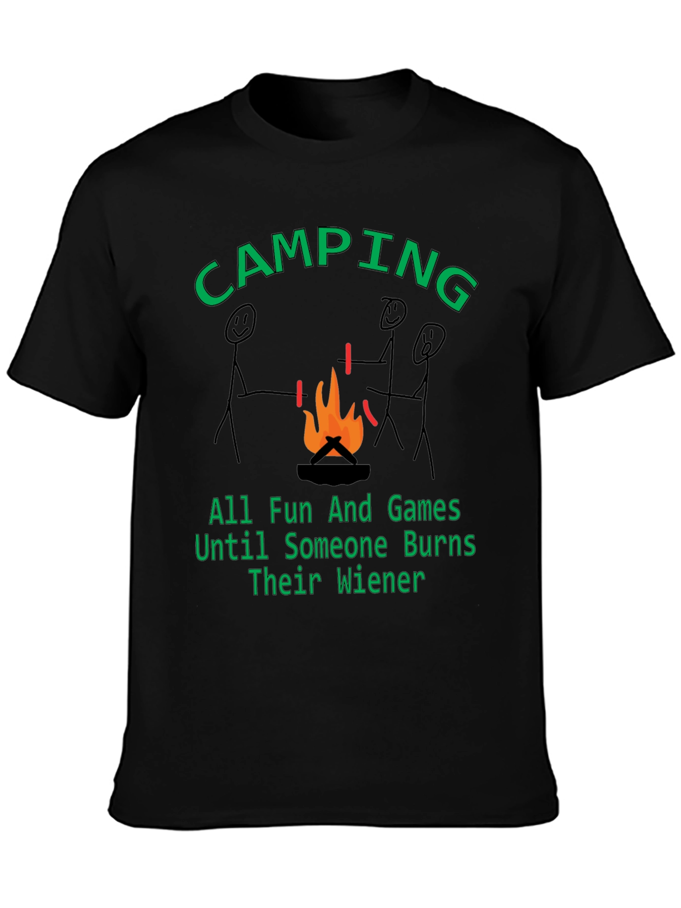 Camping Humor Graphic T-Shirt