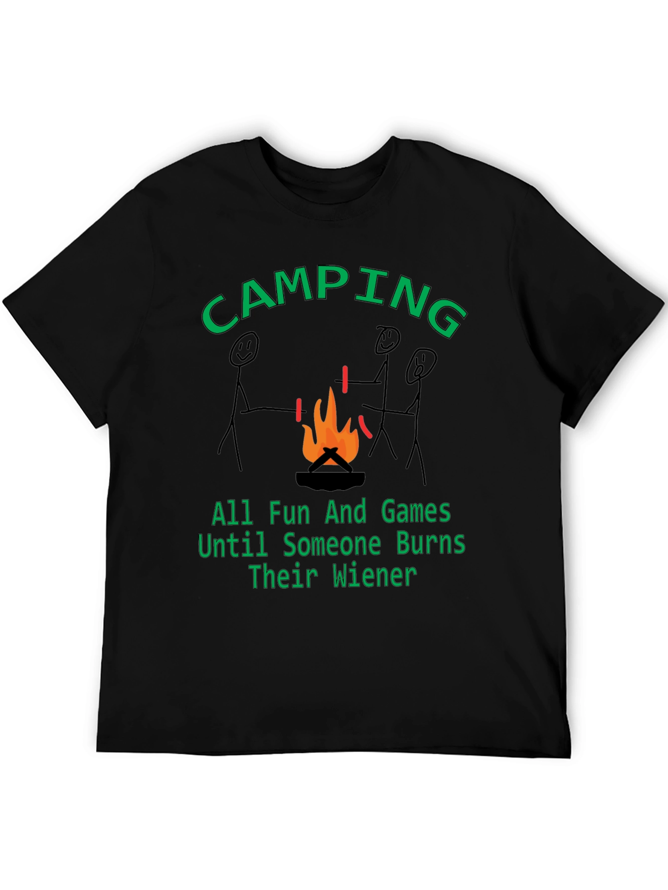 Camping Humor Graphic T-Shirt