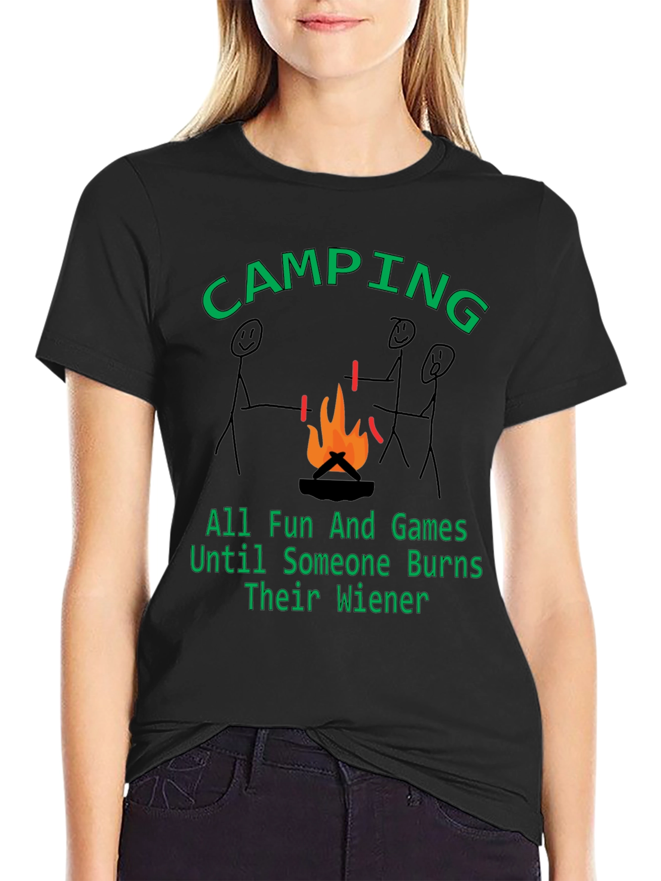 Camping Humor Graphic T-Shirt