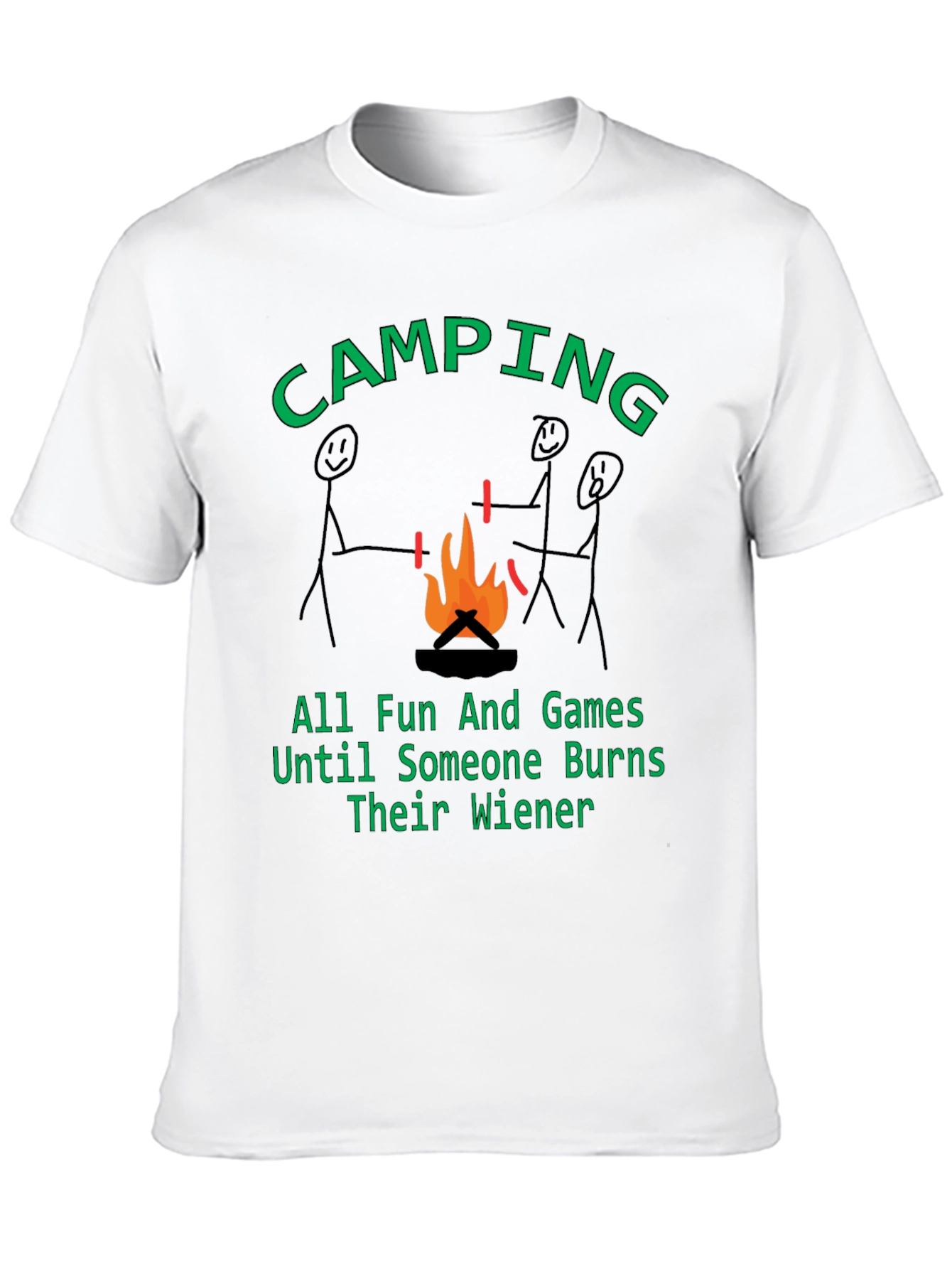 Camping Humor Graphic T-Shirt