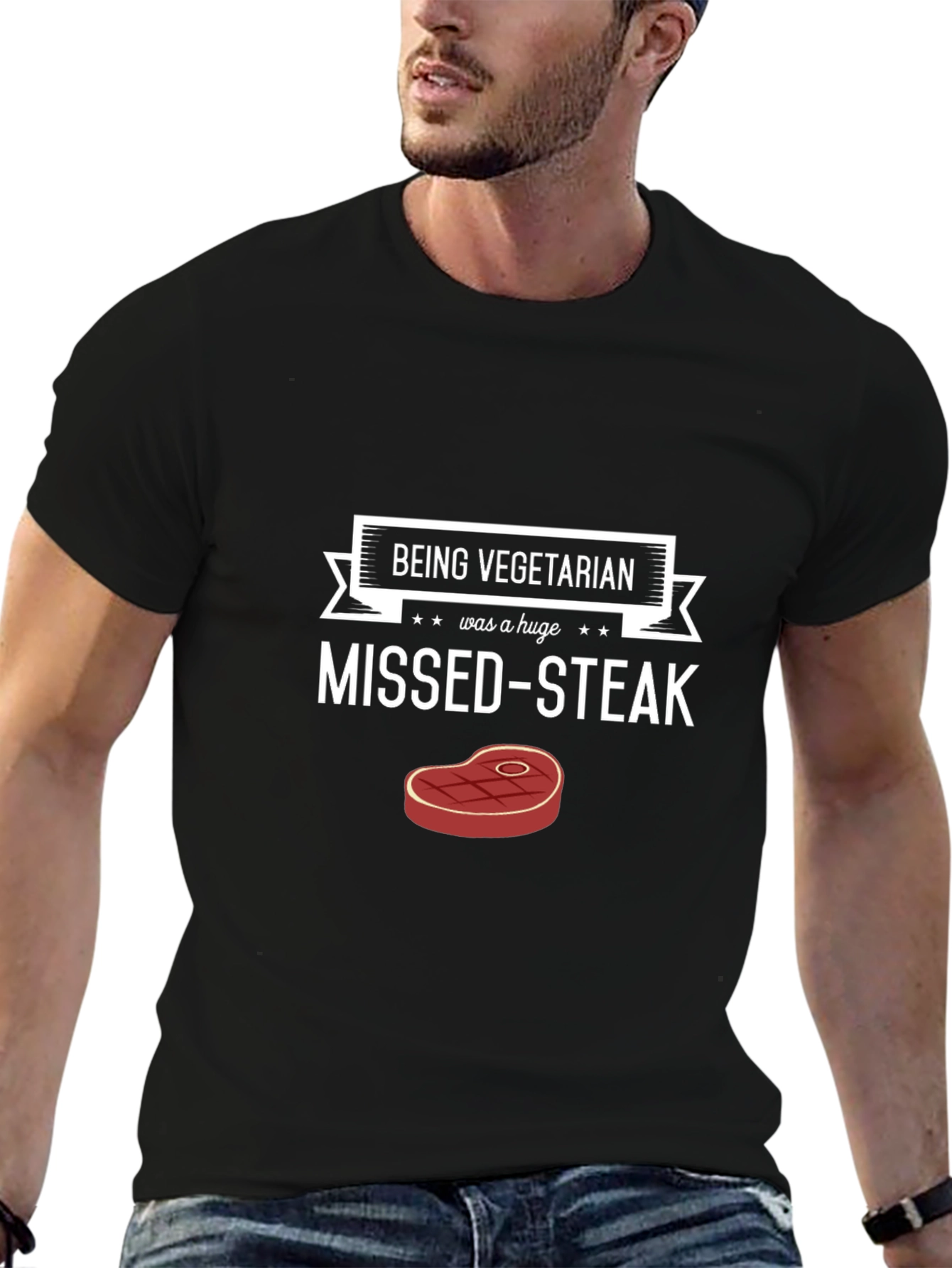 Missed-Steak Vegetarian T-Shirt
