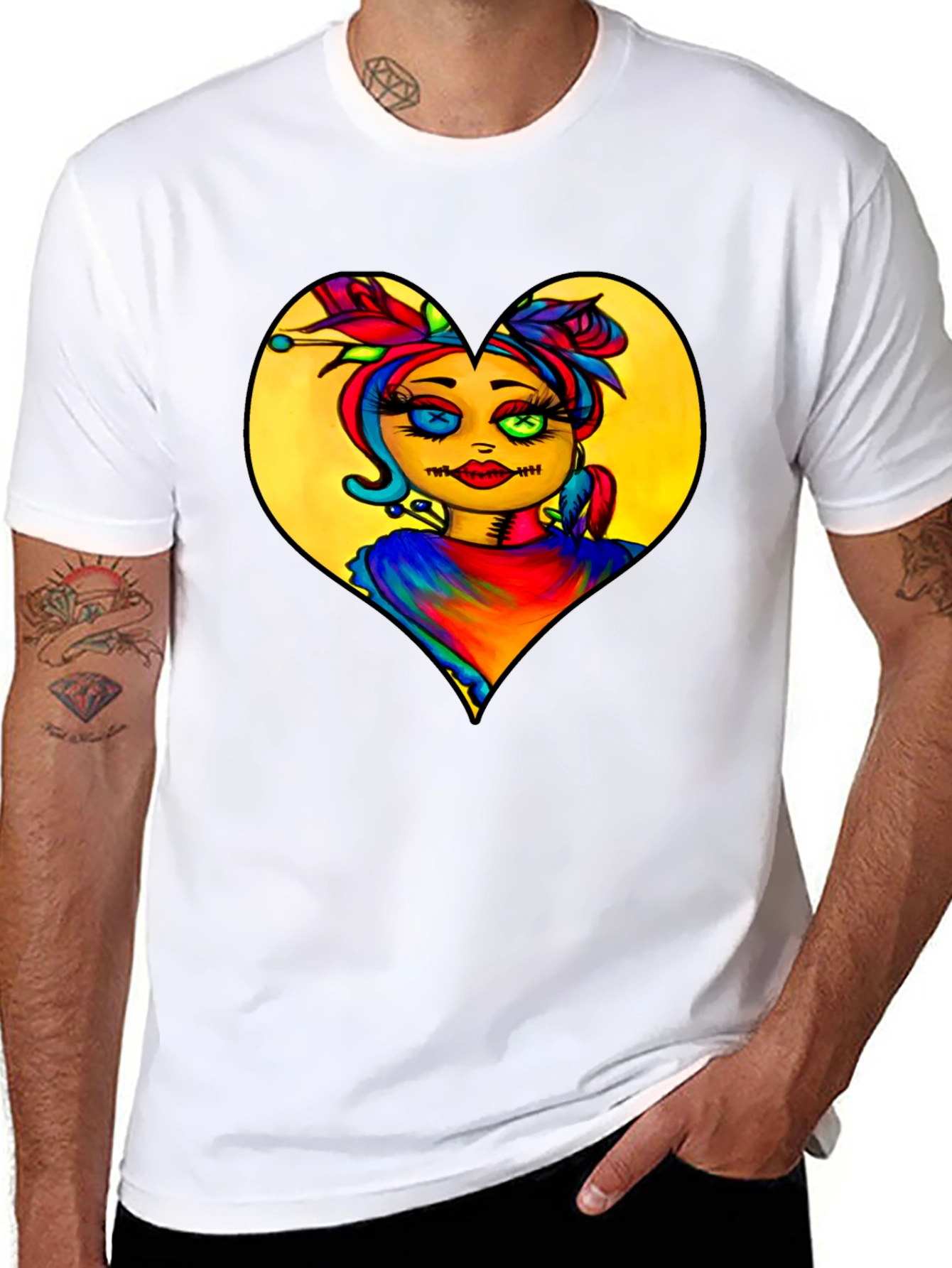 Heart Doll Graphic T-Shirt