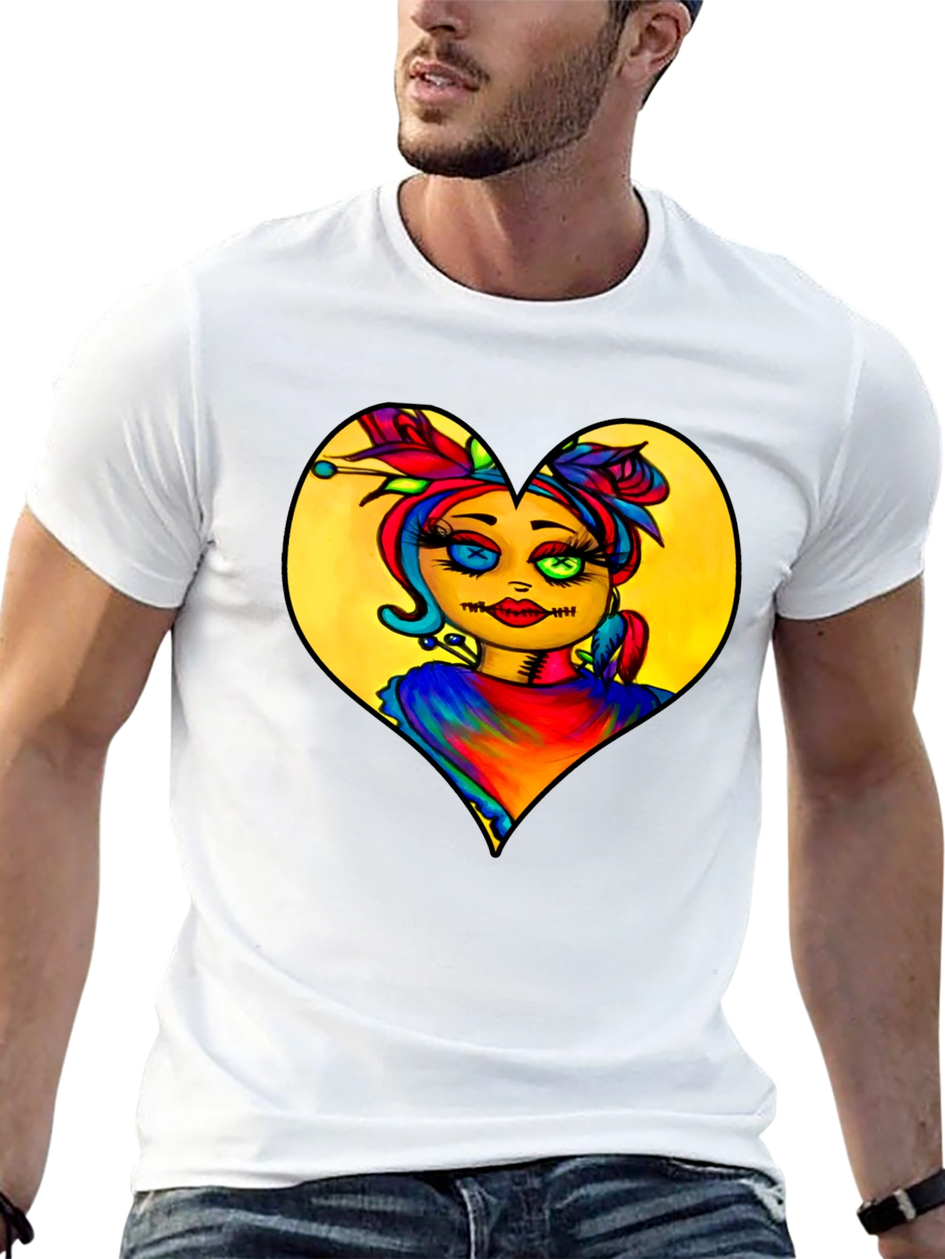 Heart Doll Graphic T-Shirt