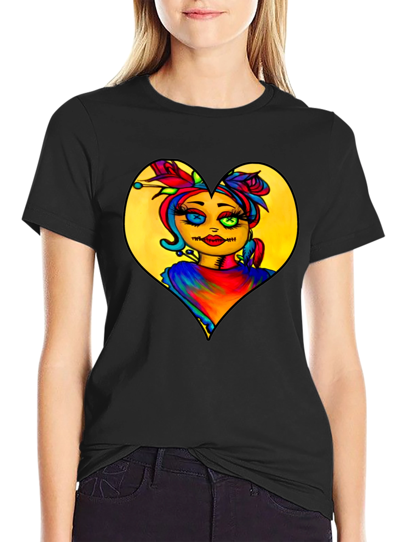 Heart Doll Graphic T-Shirt
