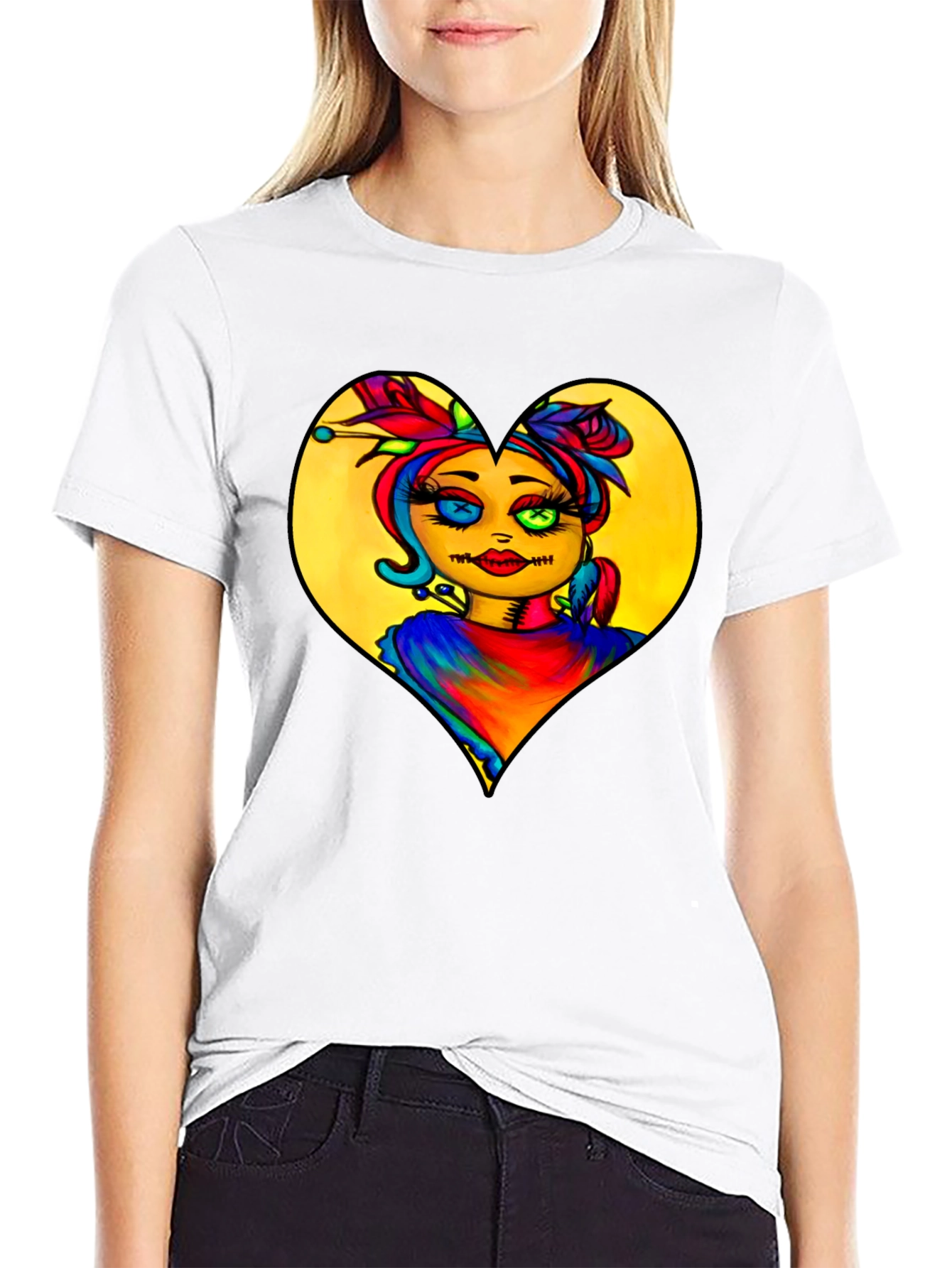 Heart Doll Graphic T-Shirt