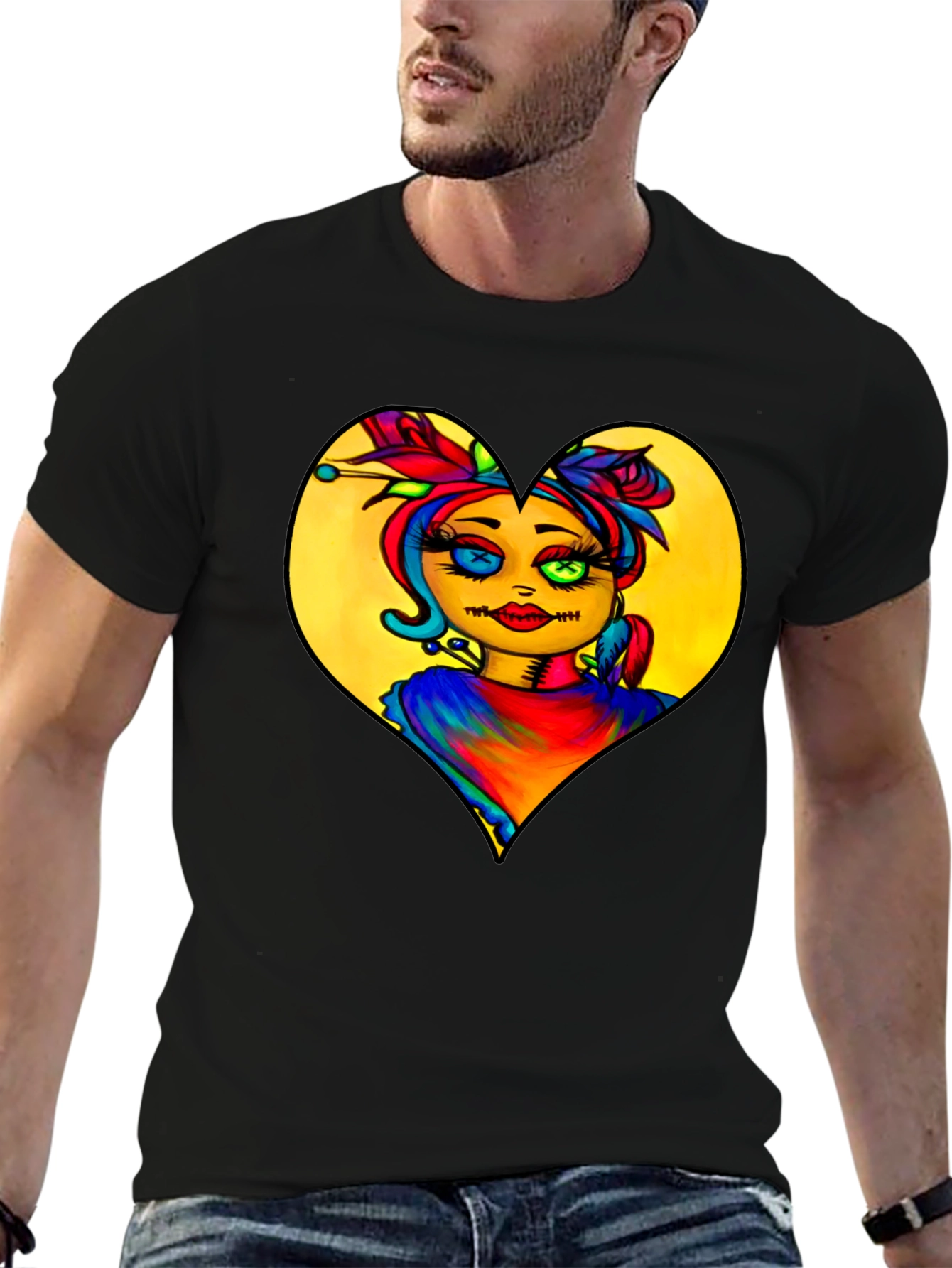 Heart Doll Graphic T-Shirt