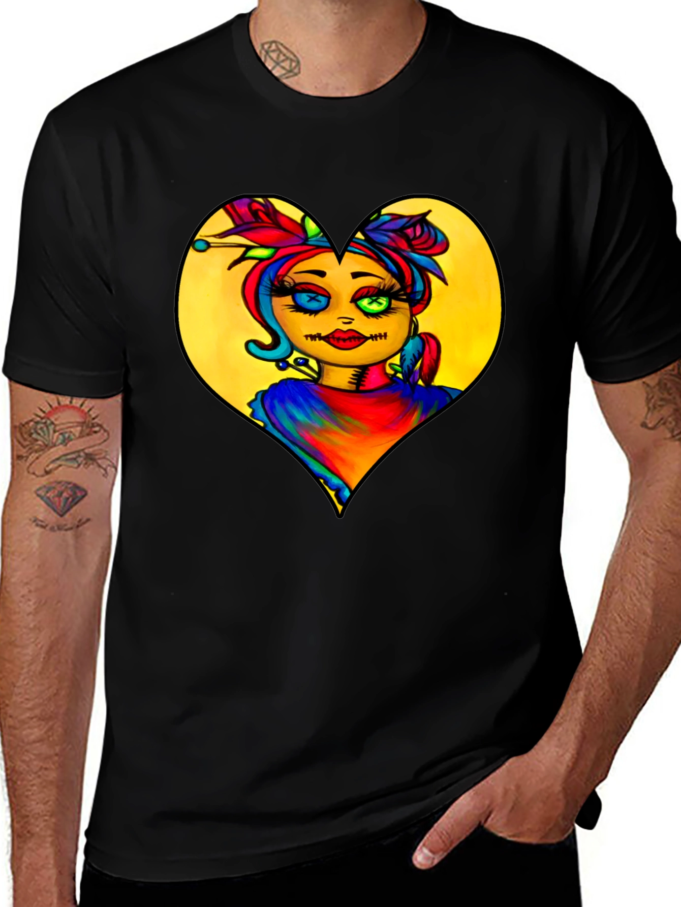 Heart Doll Graphic T-Shirt
