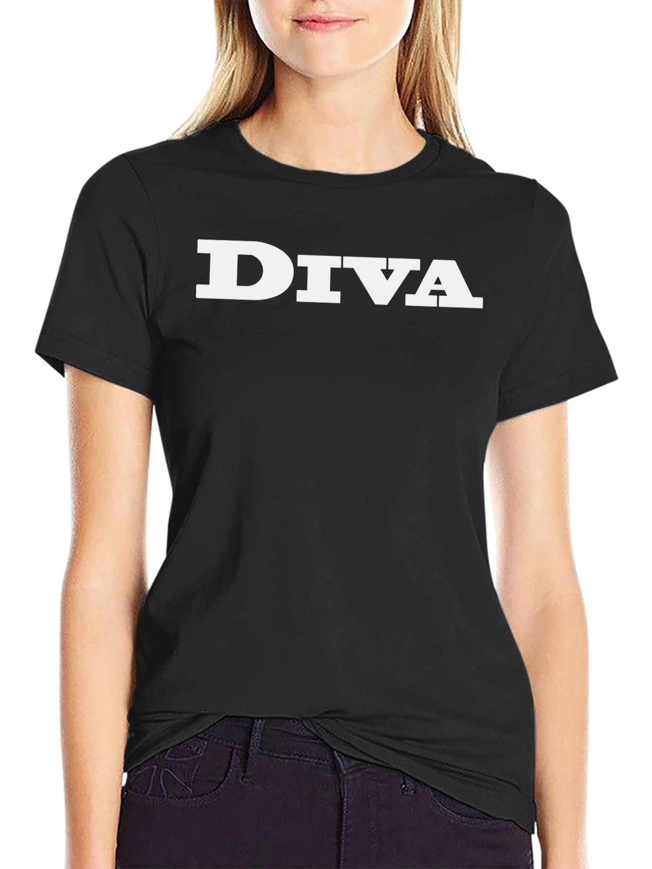 Diva Graphic Tee - Mens Black T-Shirt