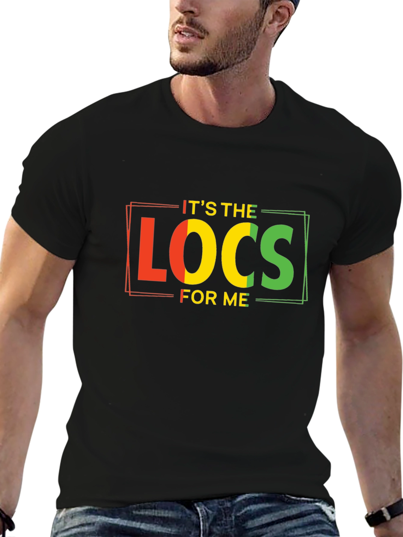 Its the Locs for Me - Black T-Shirt