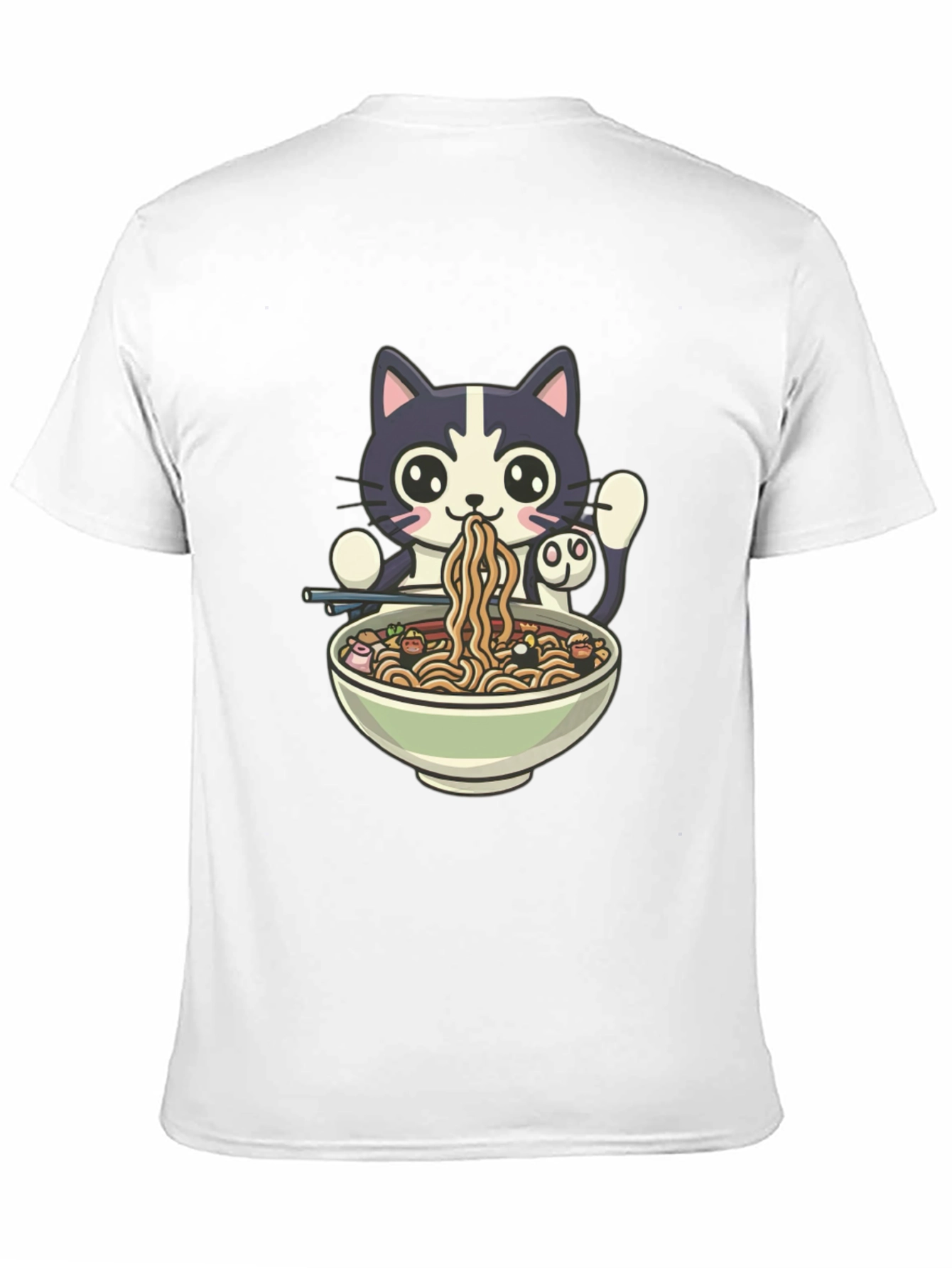 Cat Ramen T-Shirt - Cute Anime Style Tee