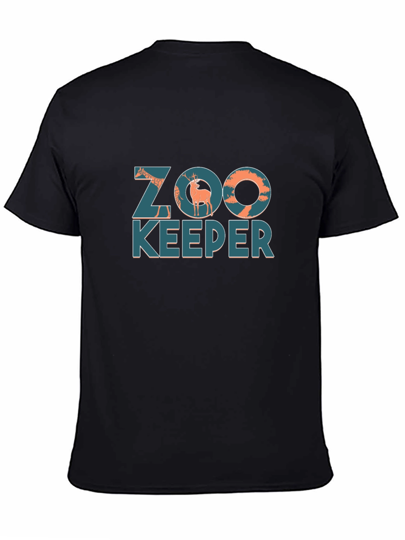 Zoo Keeper Graphic T-Shirt - Mens Black Tee