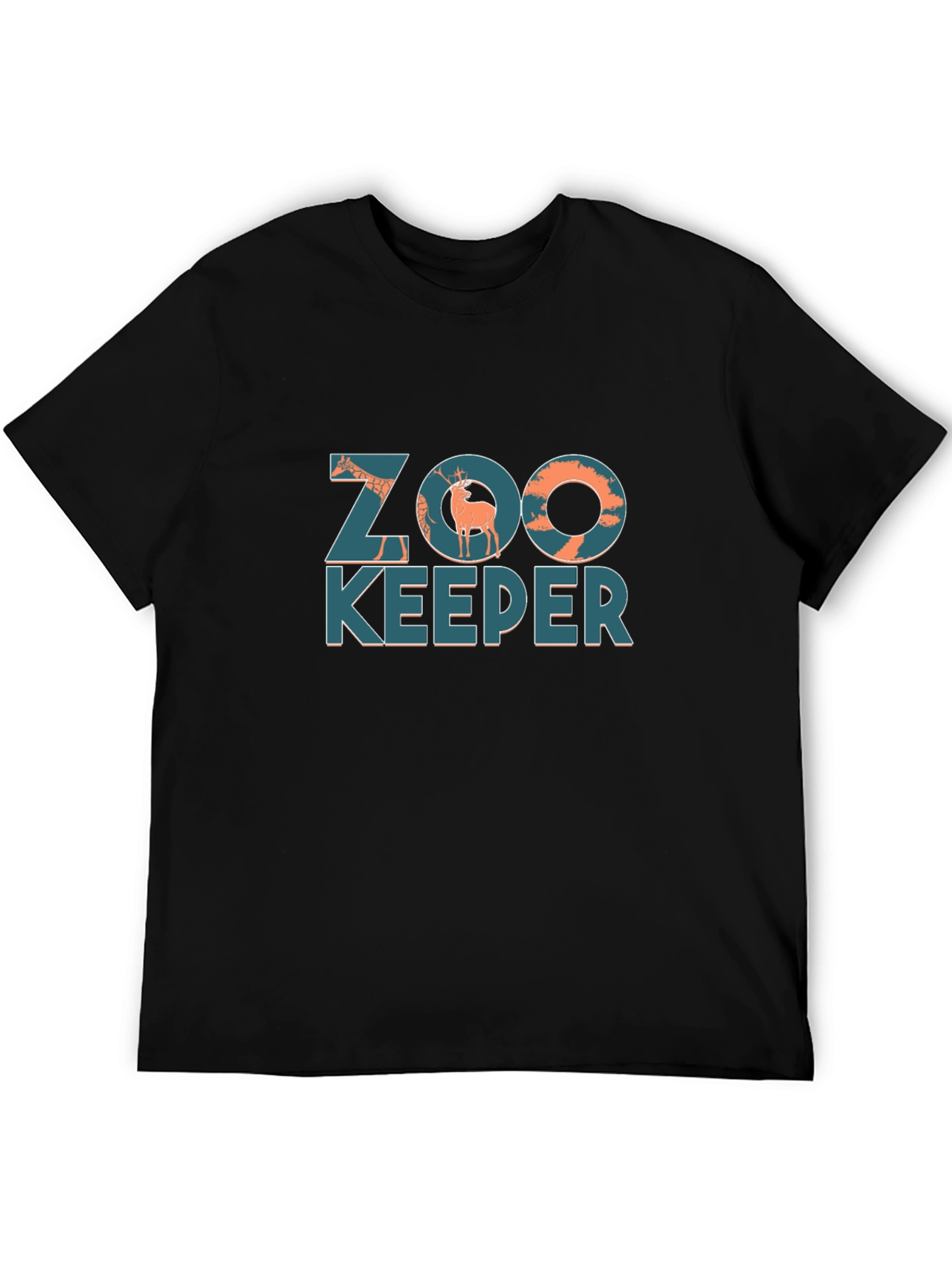 Zoo Keeper Graphic T-Shirt - Mens Black Tee