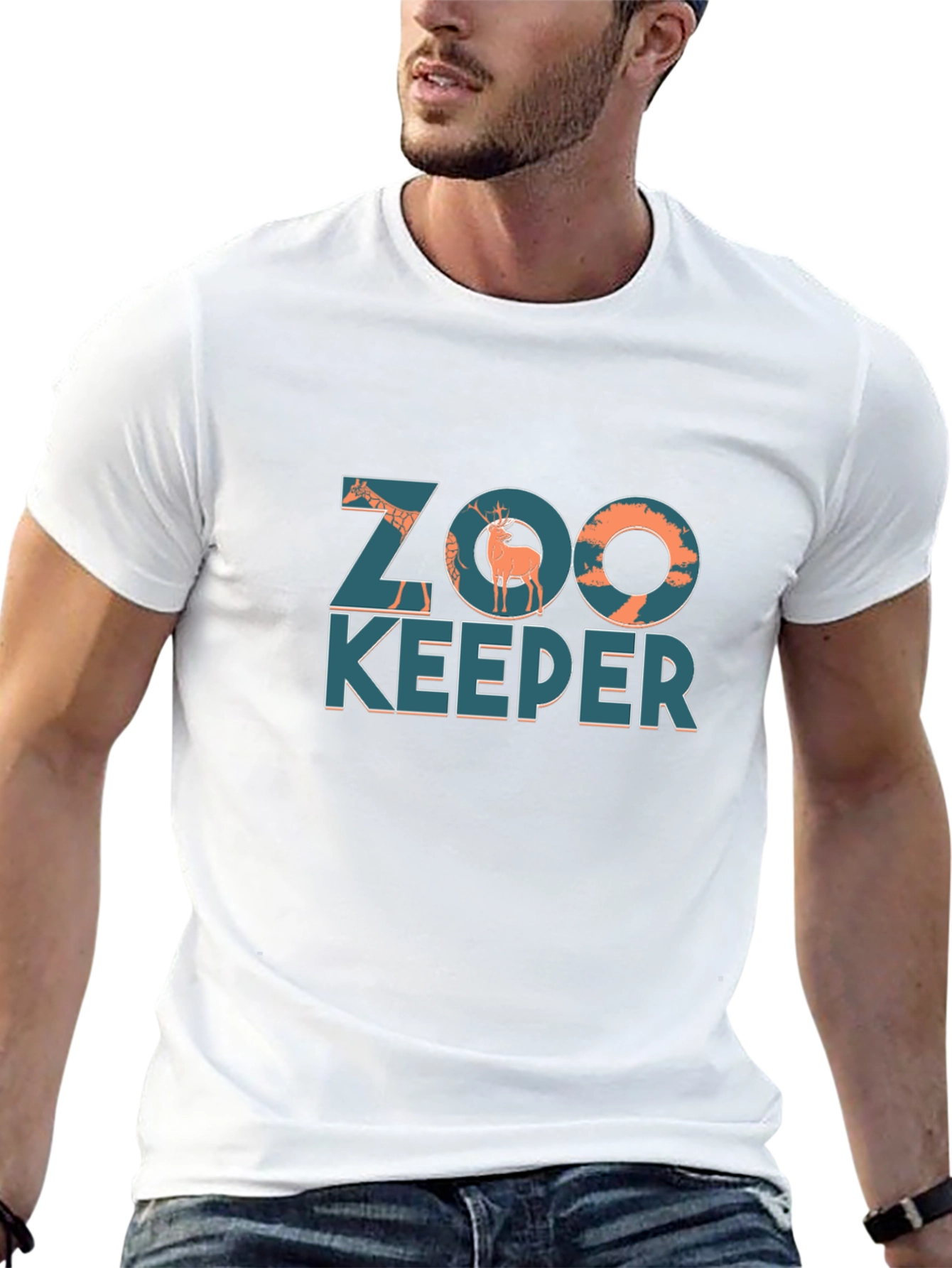 Zoo Keeper Graphic T-Shirt - Mens Black Tee