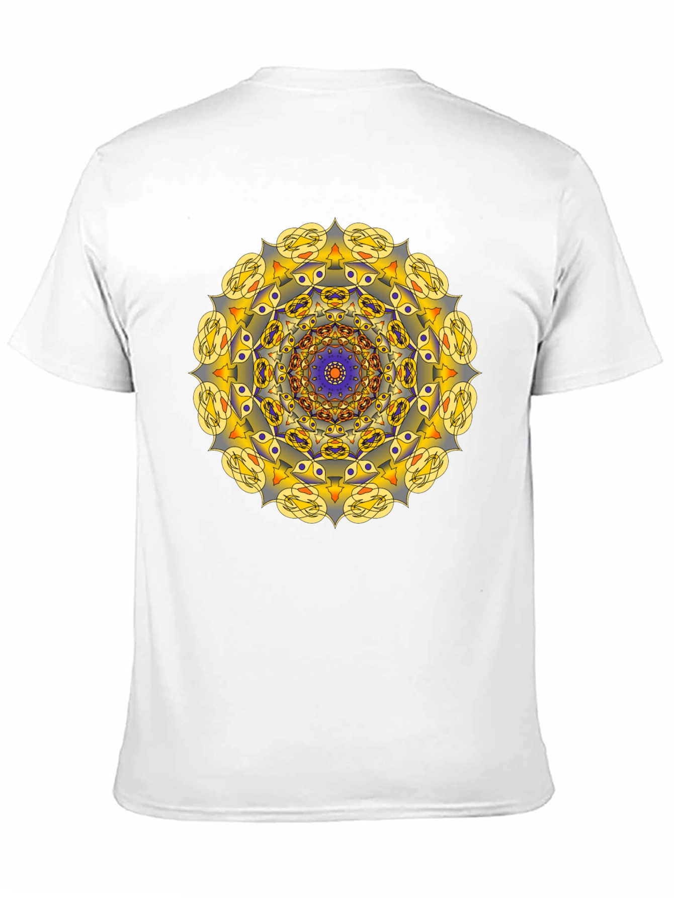 Mandala Graphic Print Black T-Shirt