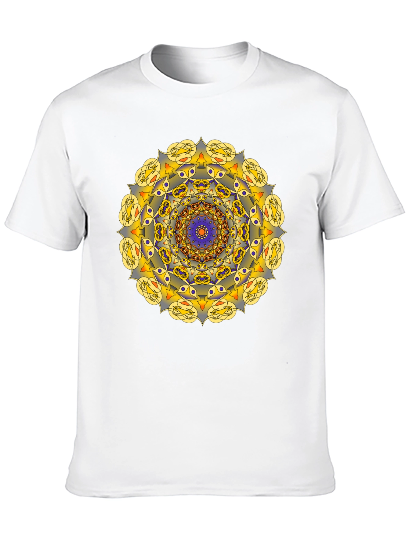 Mandala Graphic Print Black T-Shirt