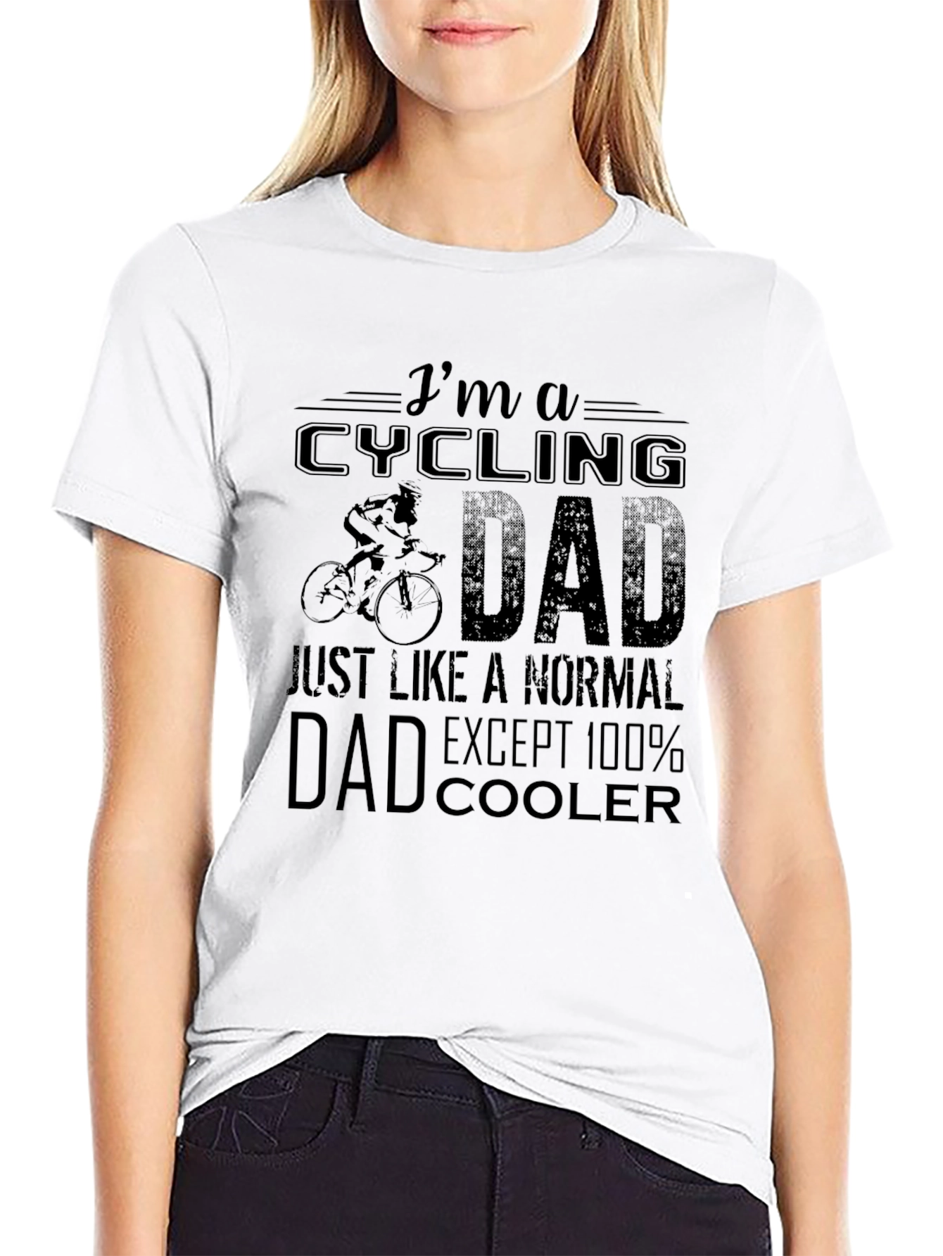 Cycling Dad T-Shirt - 100% Cooler Than Normal!