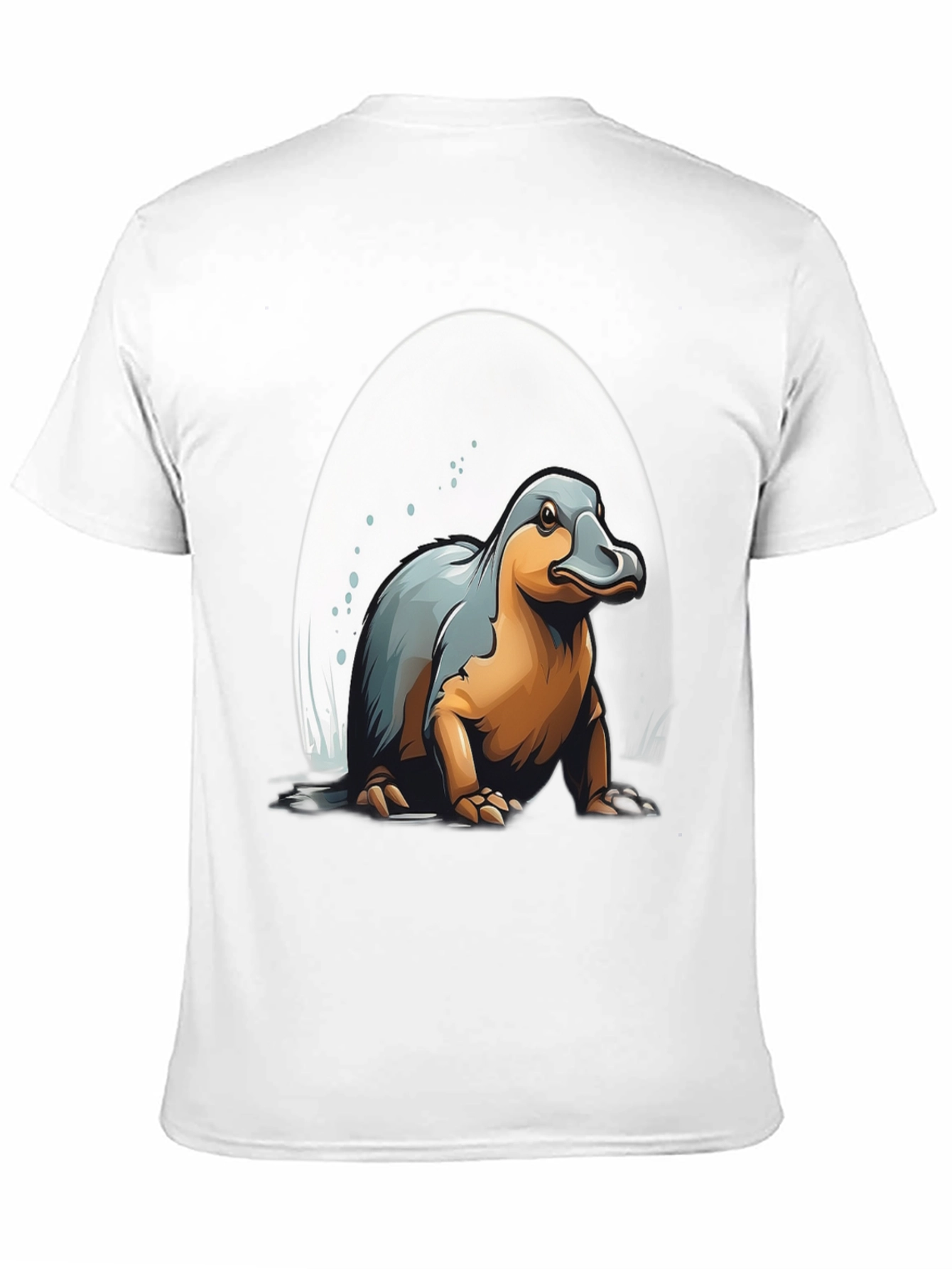 Platypus Cartoon Graphic Tee - Unique Design