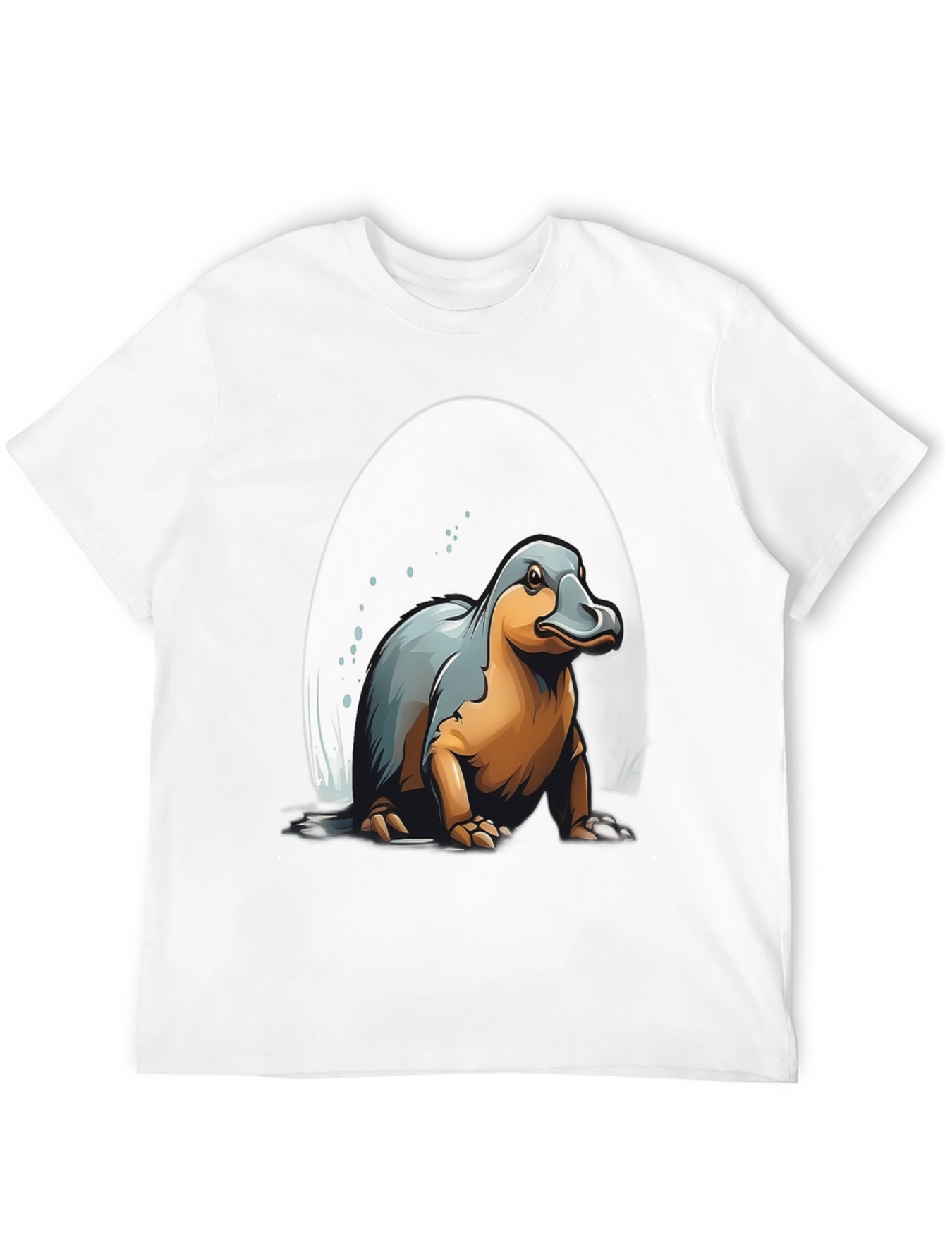 Platypus Cartoon Graphic Tee - Unique Design