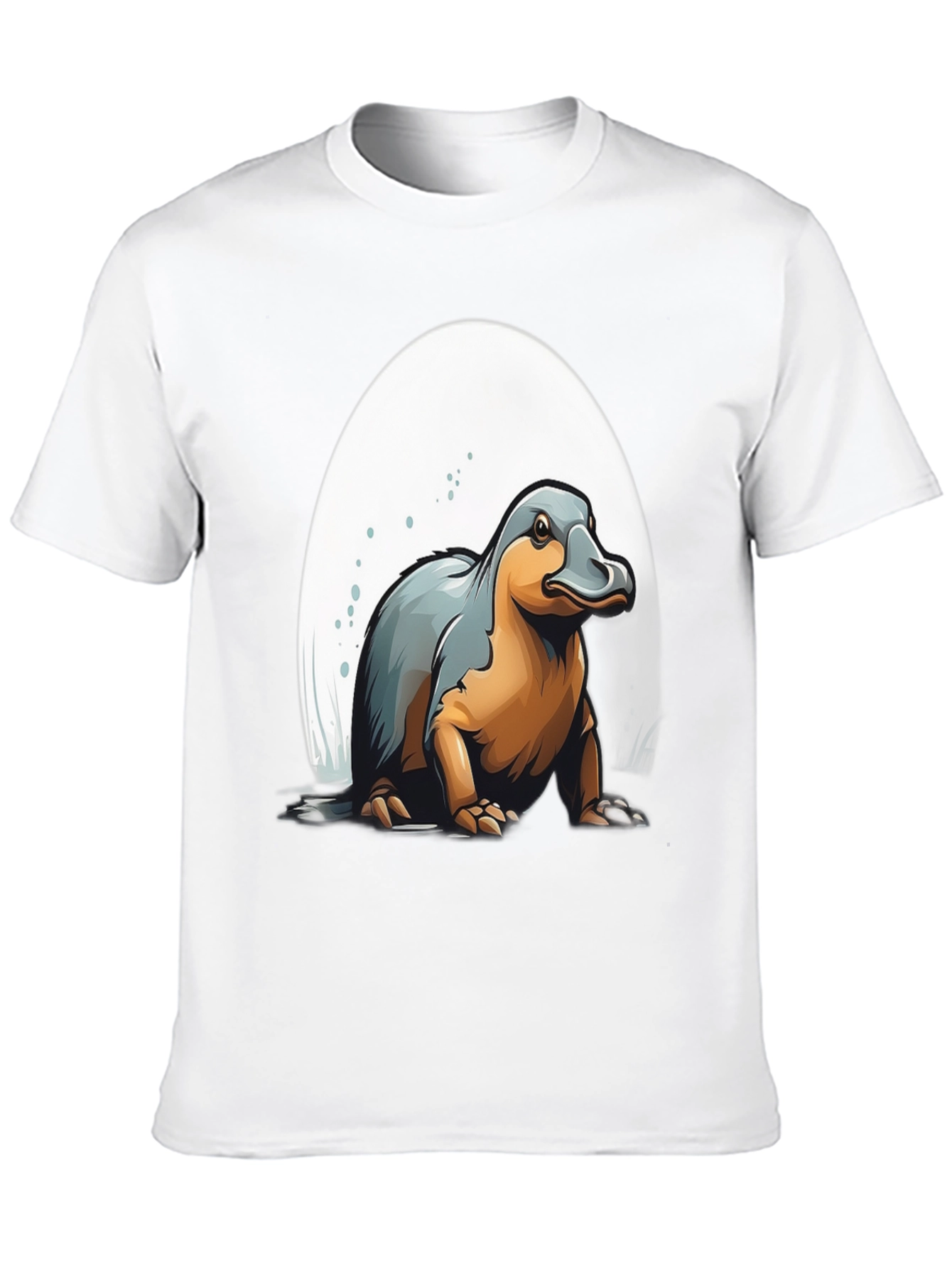 Platypus Cartoon Graphic Tee - Unique Design